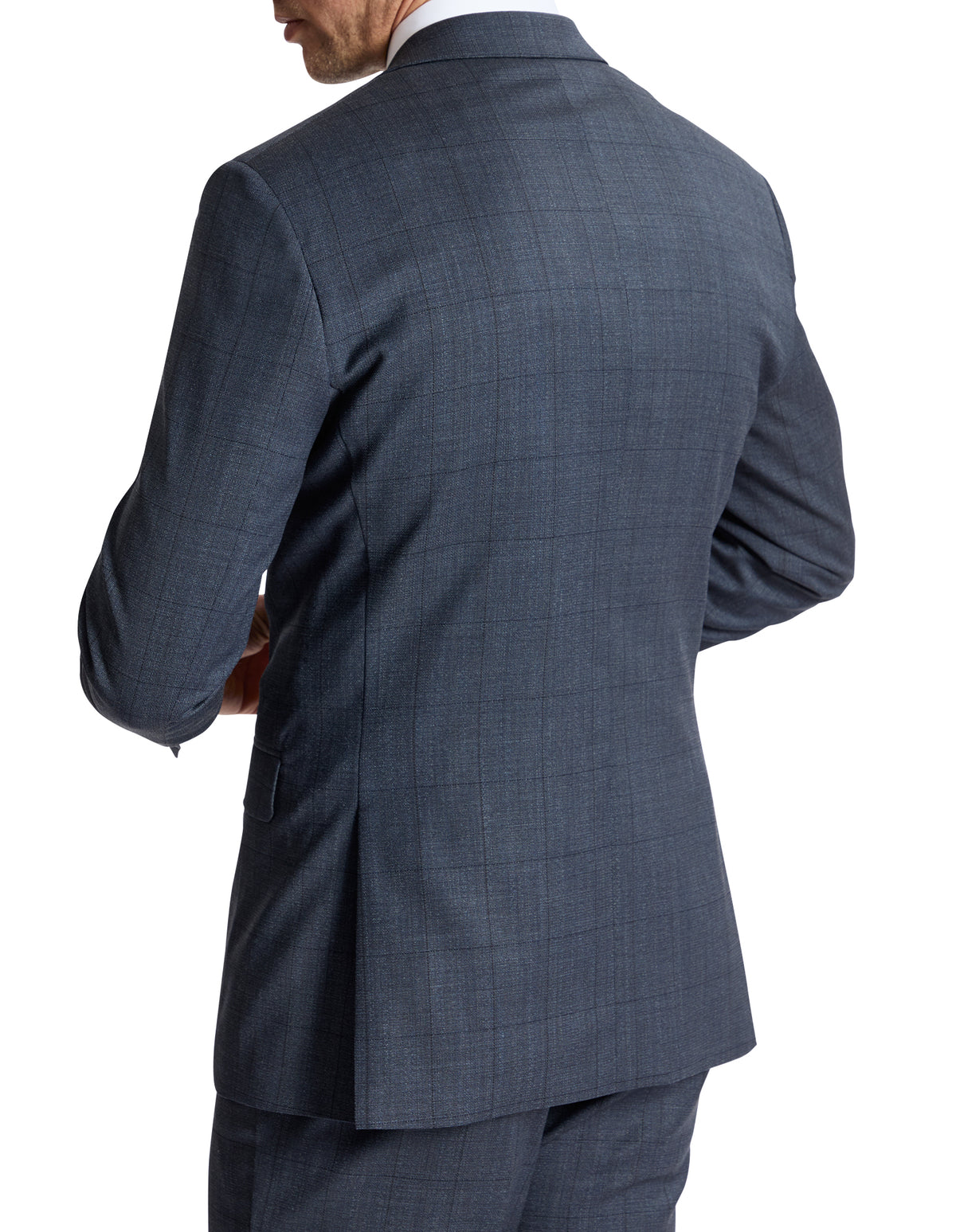 Ritchie 107 Navy Wool Stretch Suit Jacket