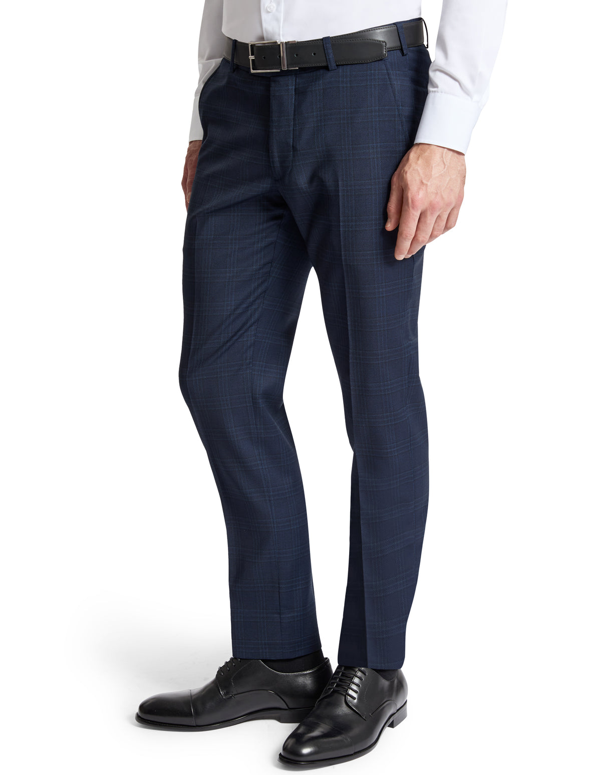 Edward 108 Navy Wool Stretch Trouser