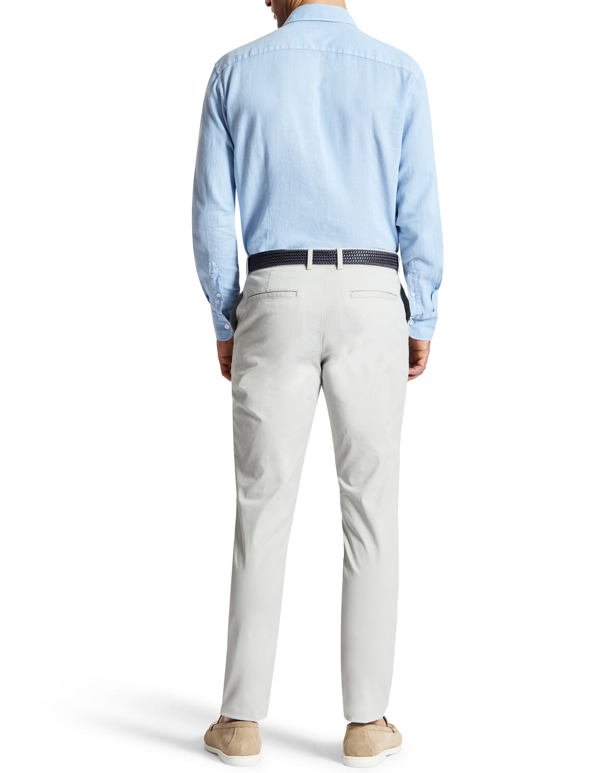 Light Grey 490 Slim Chino