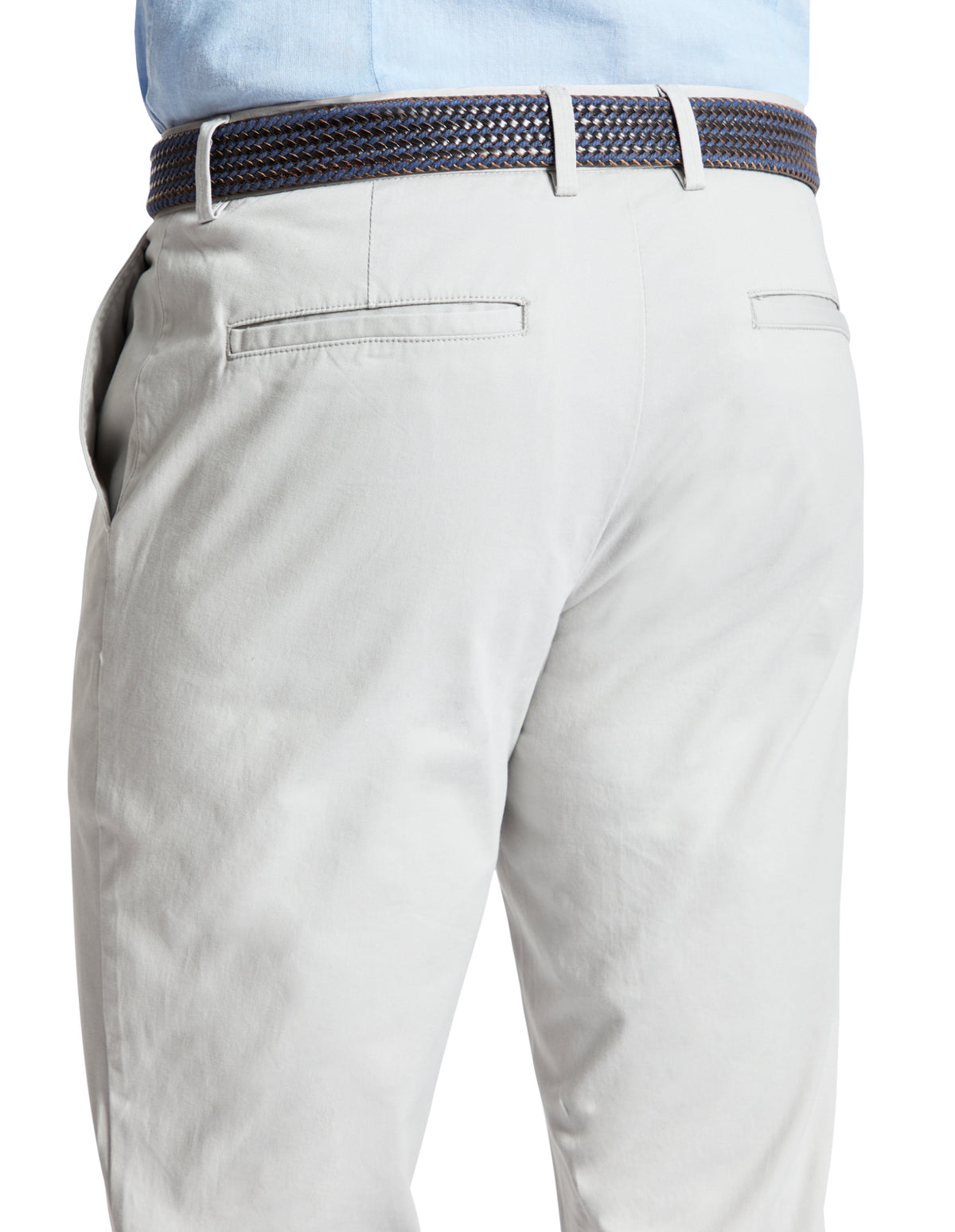 Light Grey 490 Slim Chino
