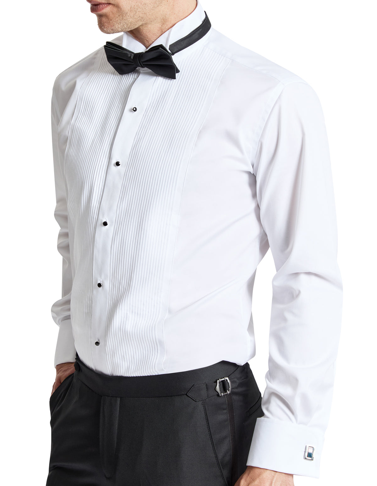 Wing Stud 5WT White Dinner Shirt