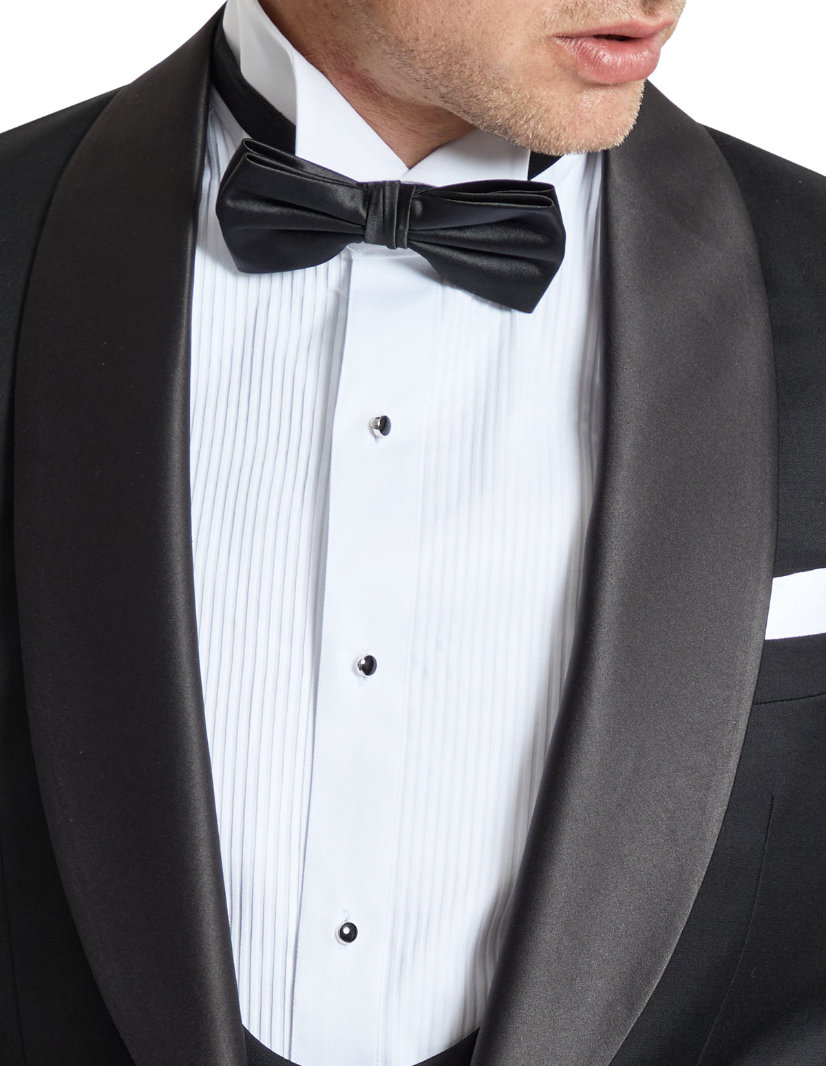 Wing Stud 5WT White Dinner Shirt