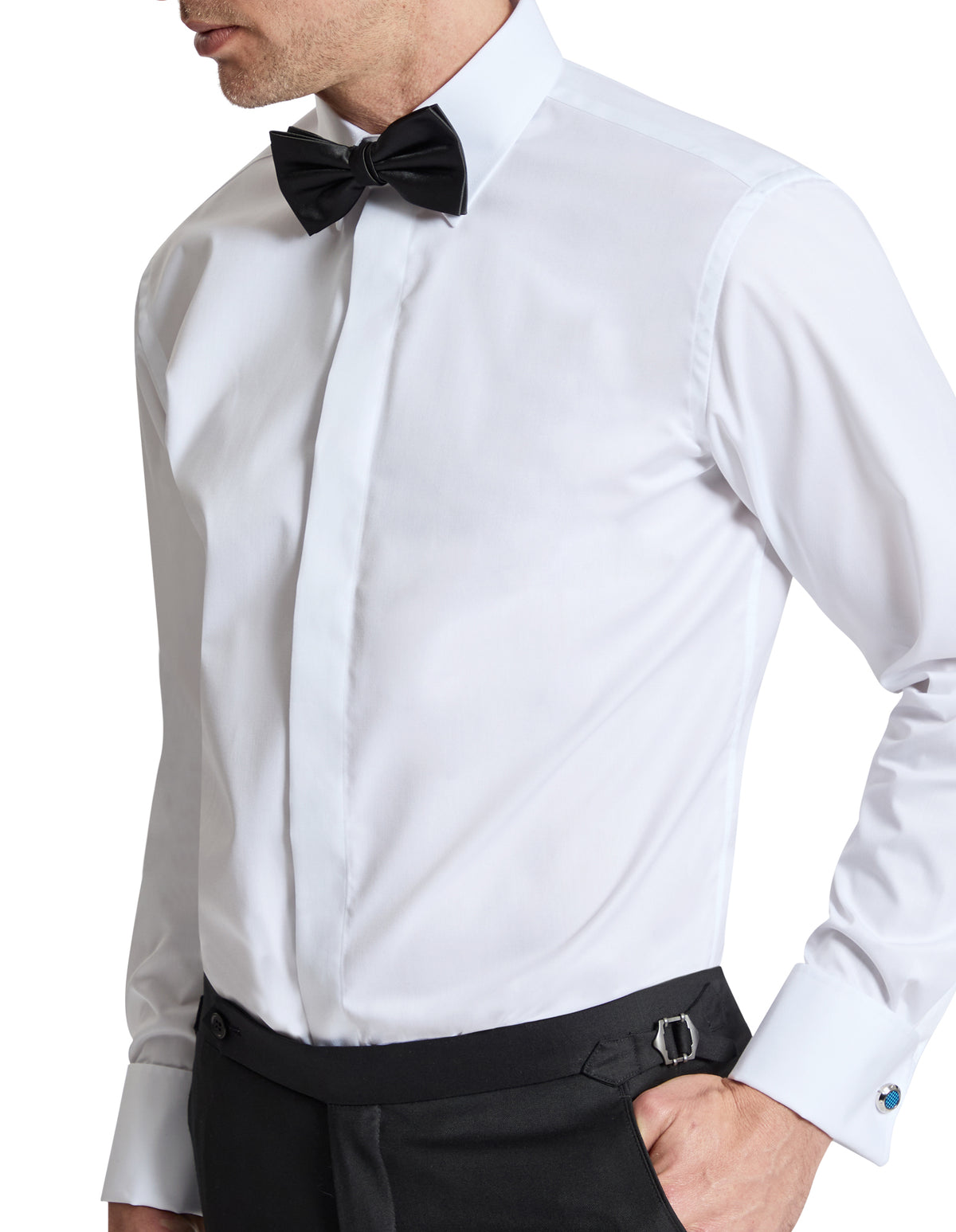 French Fly 5WT White Dinner Shirt