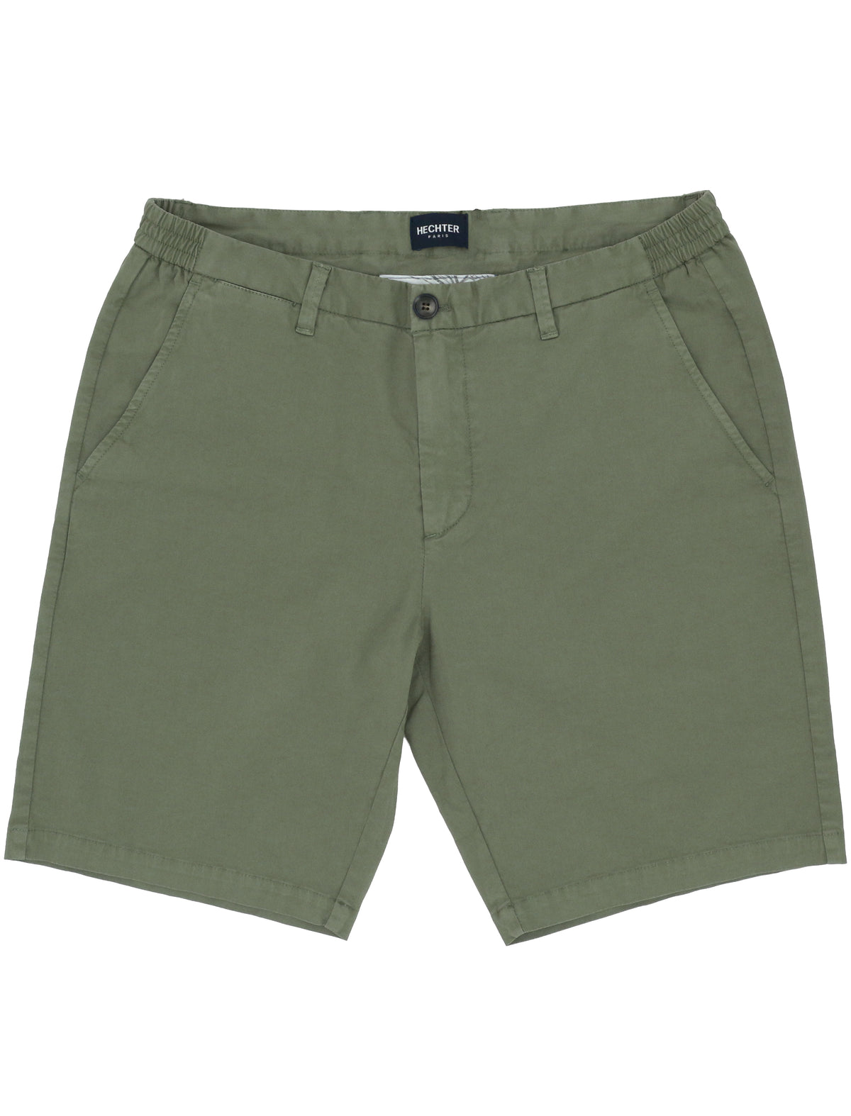 Bravo Olive Cotton Stretch Chino Shorts