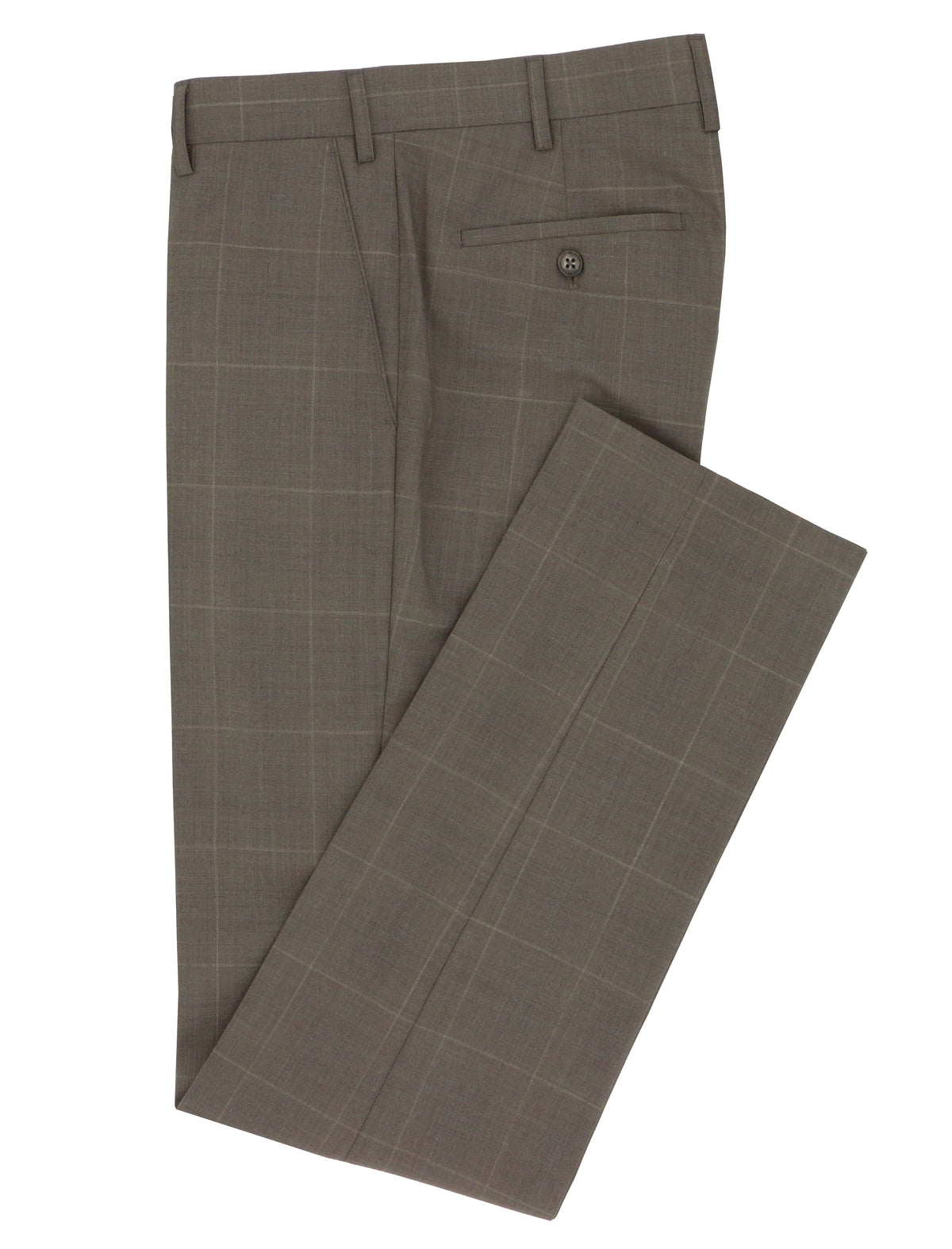 Siena Edward Brown Check Super 80 Wool Suit