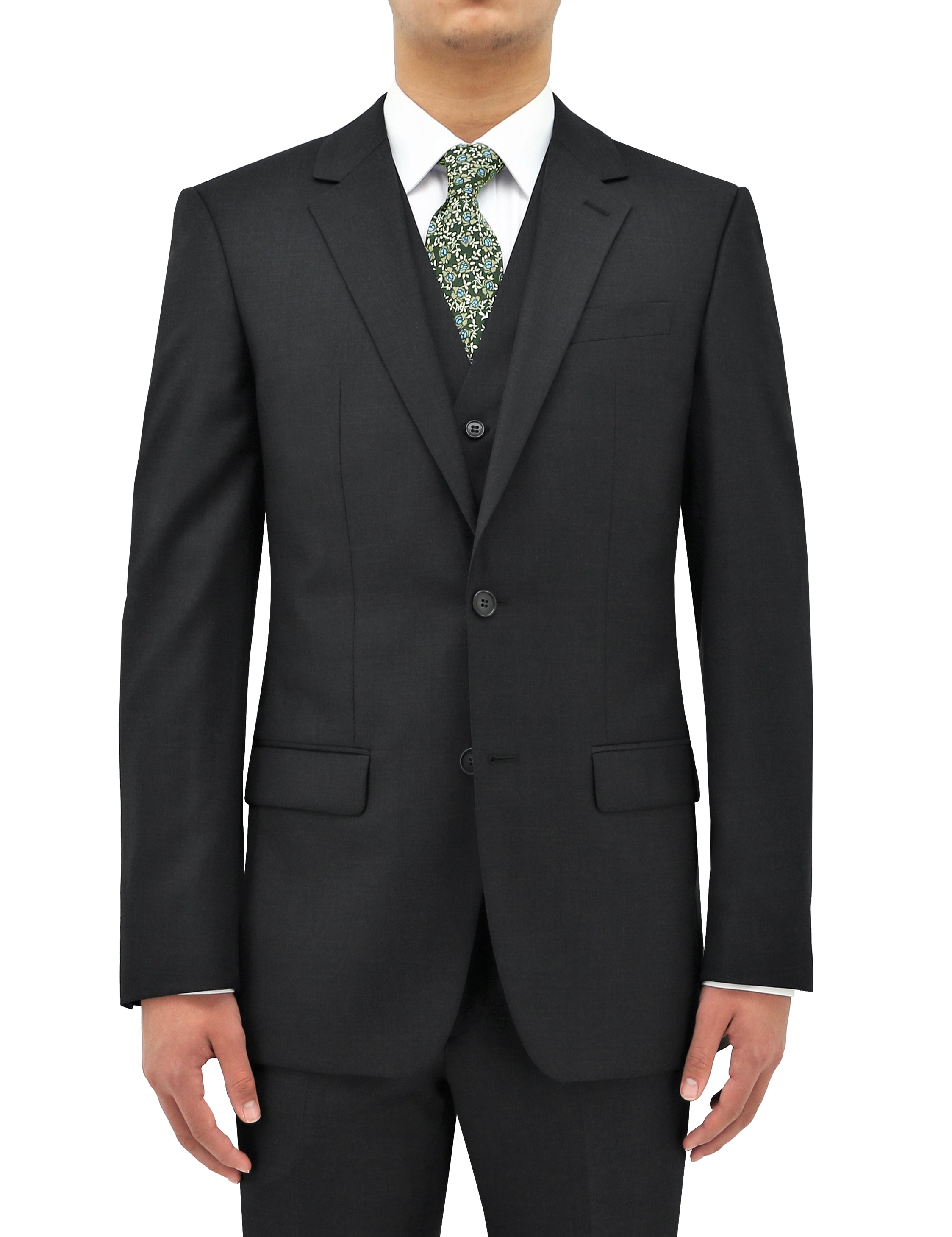 Shape 106 Charcoal Wool Suit Jacket