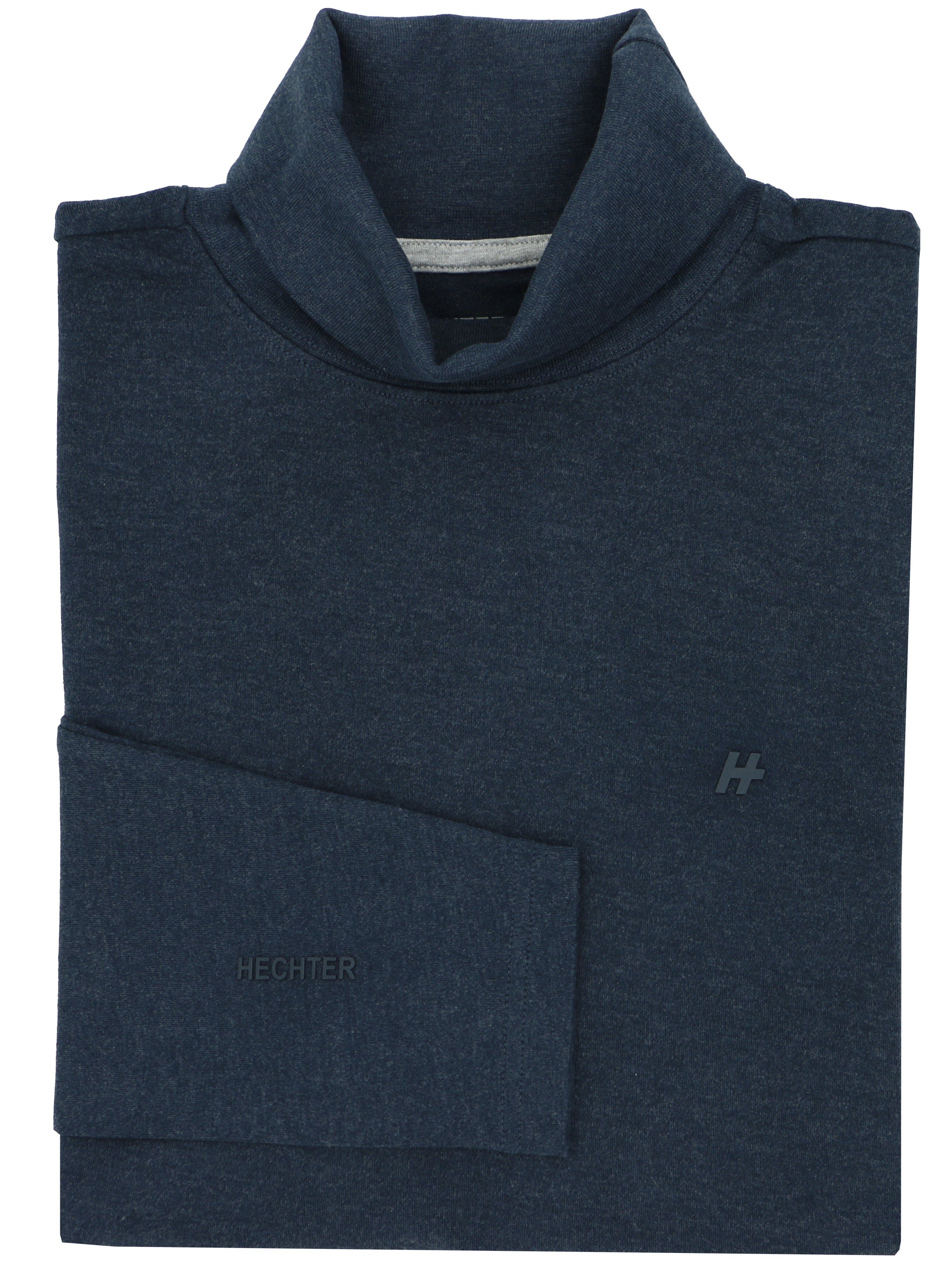 Blue Rollneck Jersey Knit