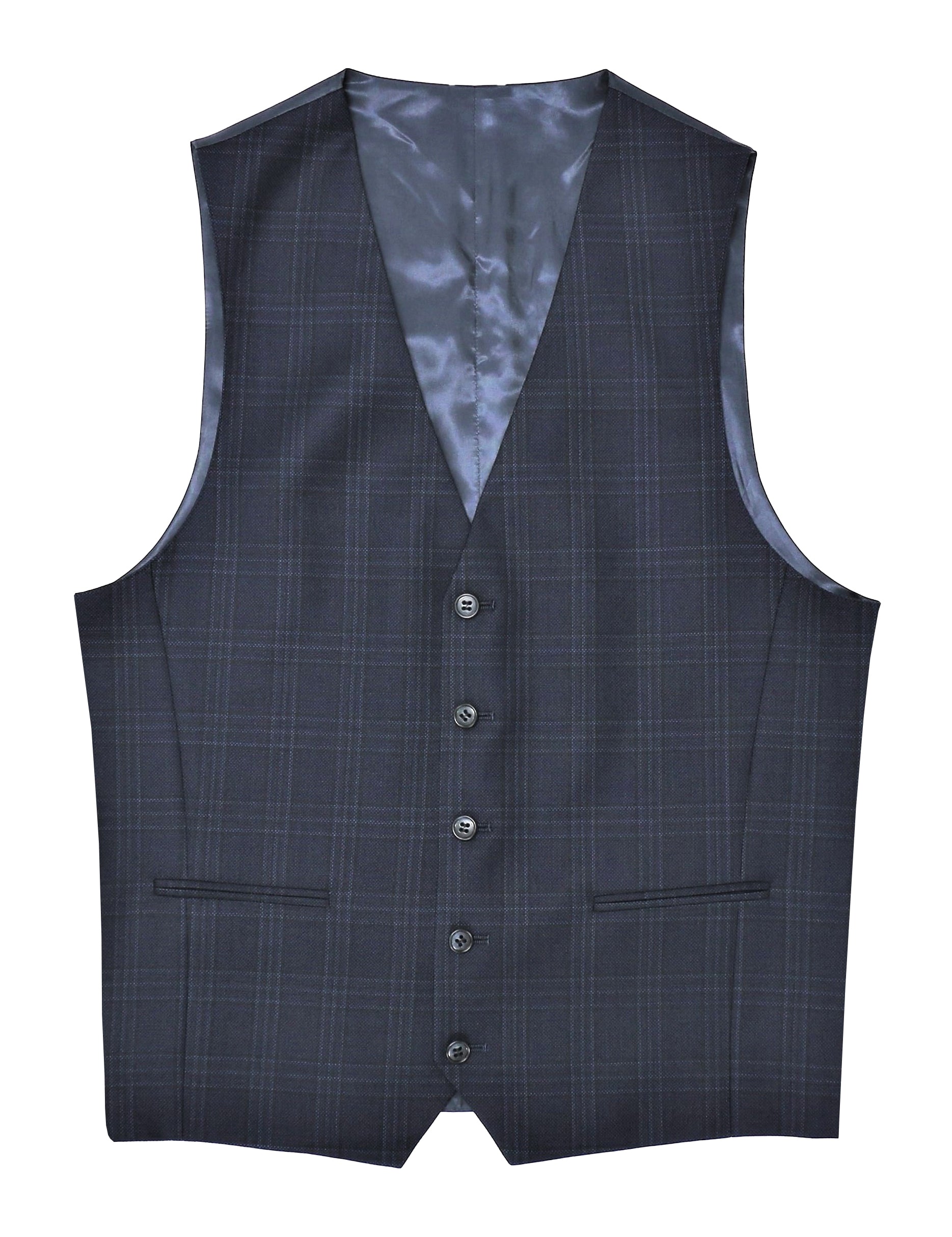 Ryan 108 Navy Wool Stretch Waistcoat