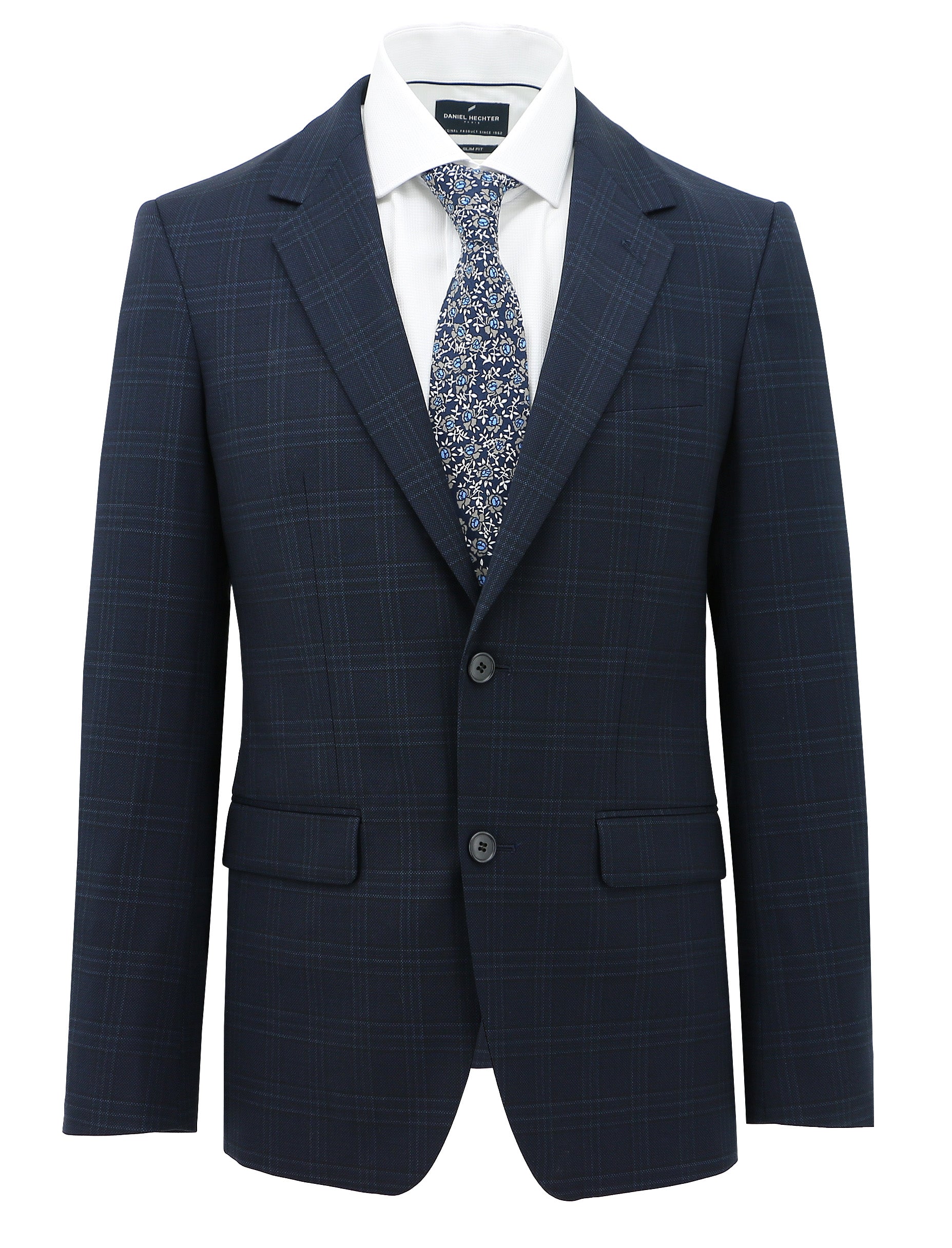 Ritchie 108 Navy Wool Stretch Suit Jacket