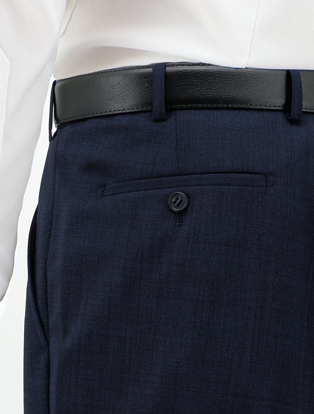 Edward 404 Navy Wool Suit Trouser