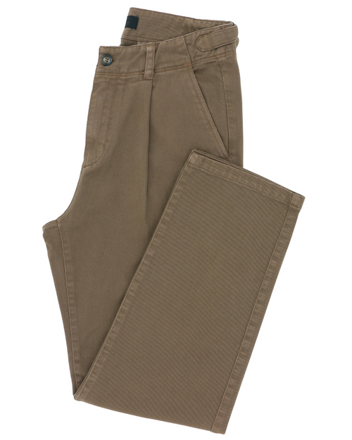 Milo Coffee Side Tab Cotton Chino