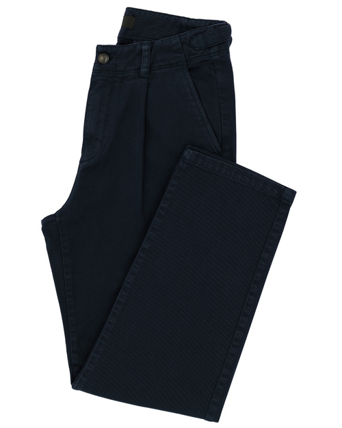 Milo Navy Side Tab Cotton Chino