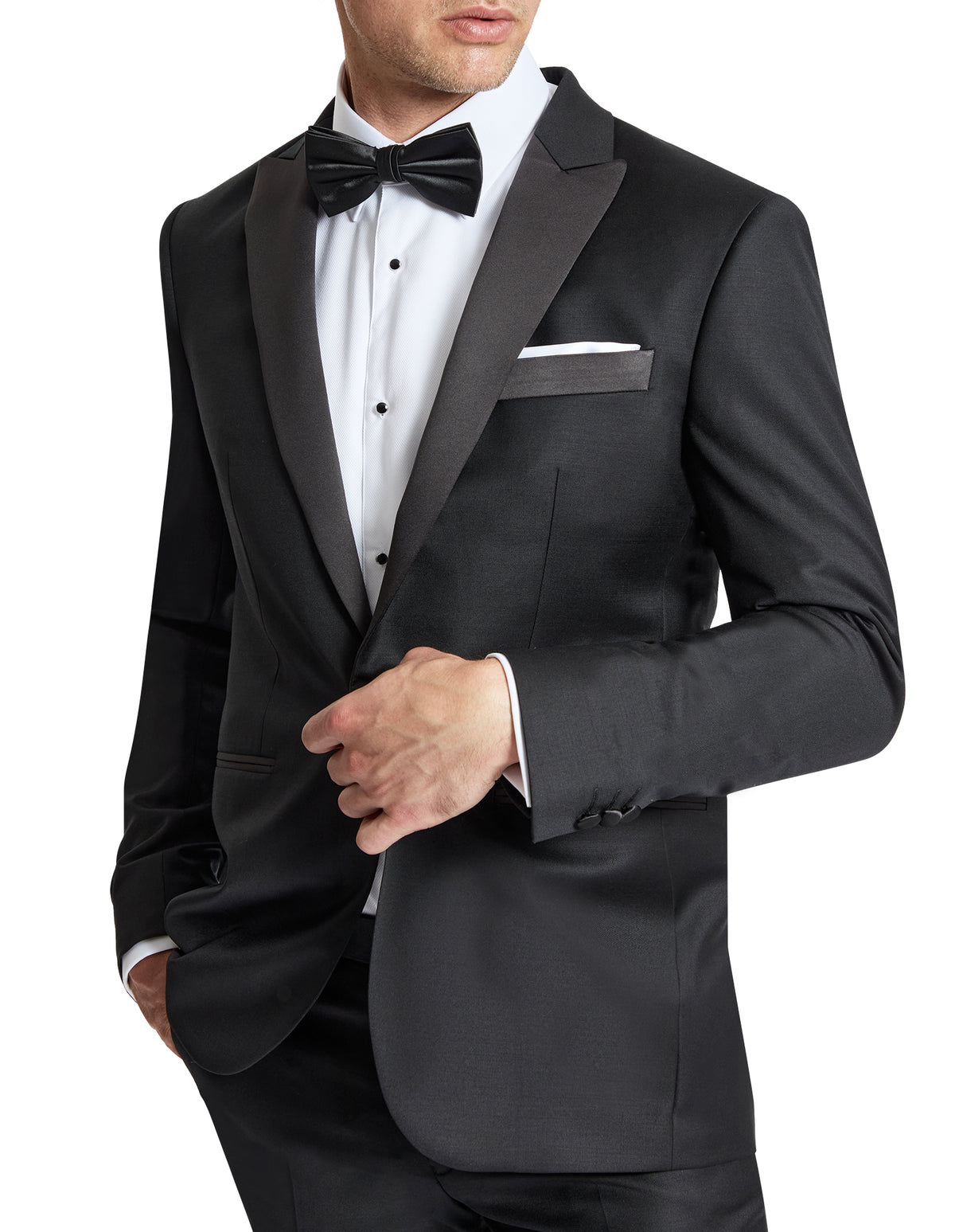 Jason 106 Black Wool Dinner Jacket