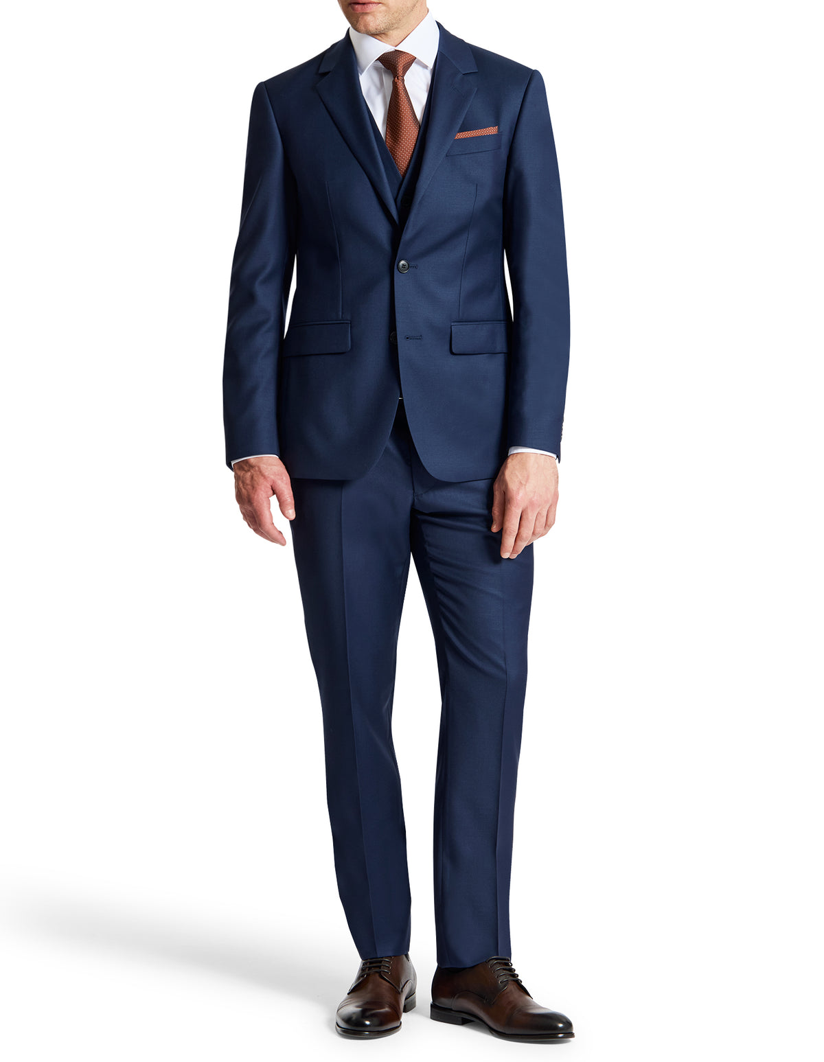 Shape 106 Deep Blue Wool Suit Jacket