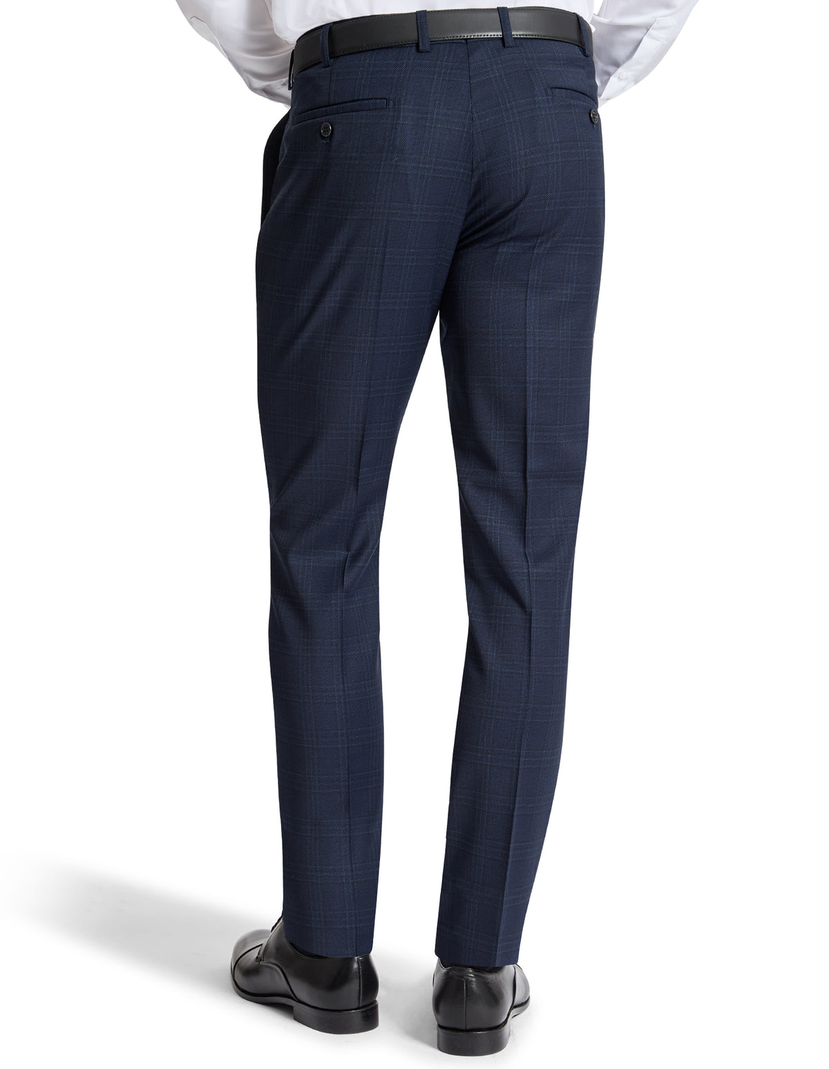 Edward 108 Navy Wool Stretch Trouser
