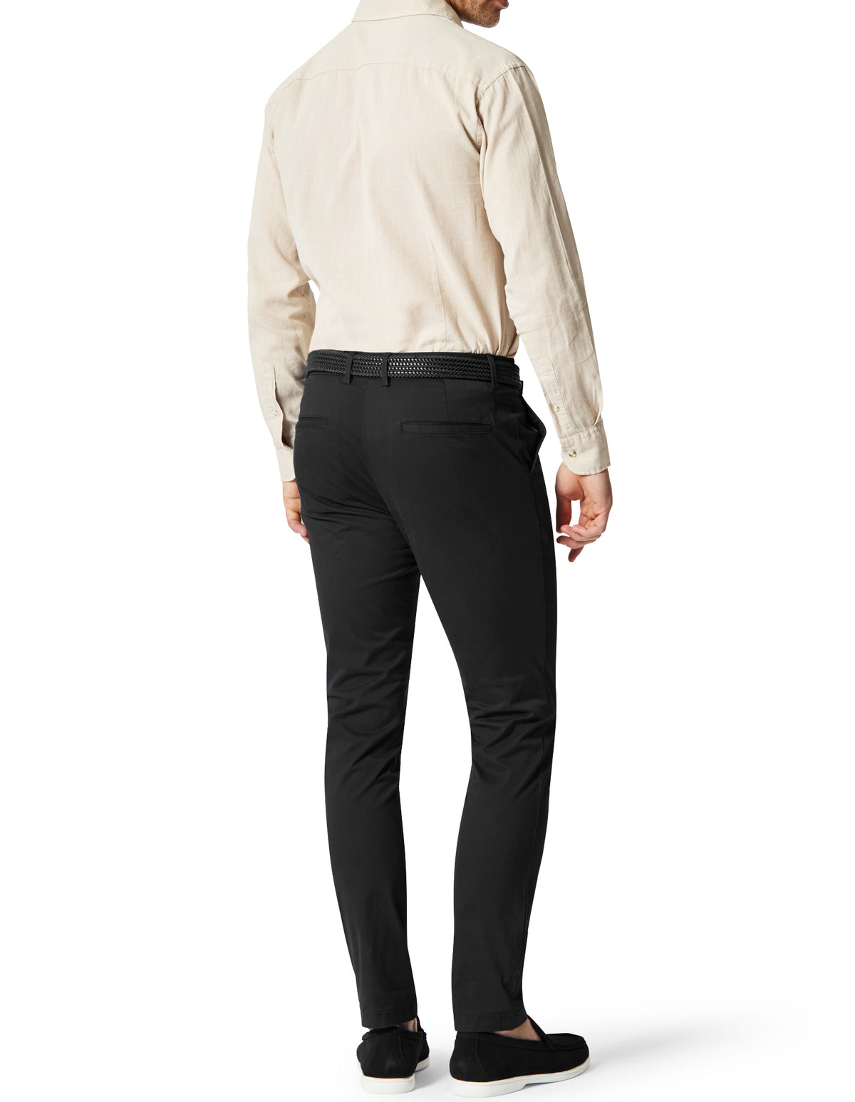 Black 490 Slim Chino