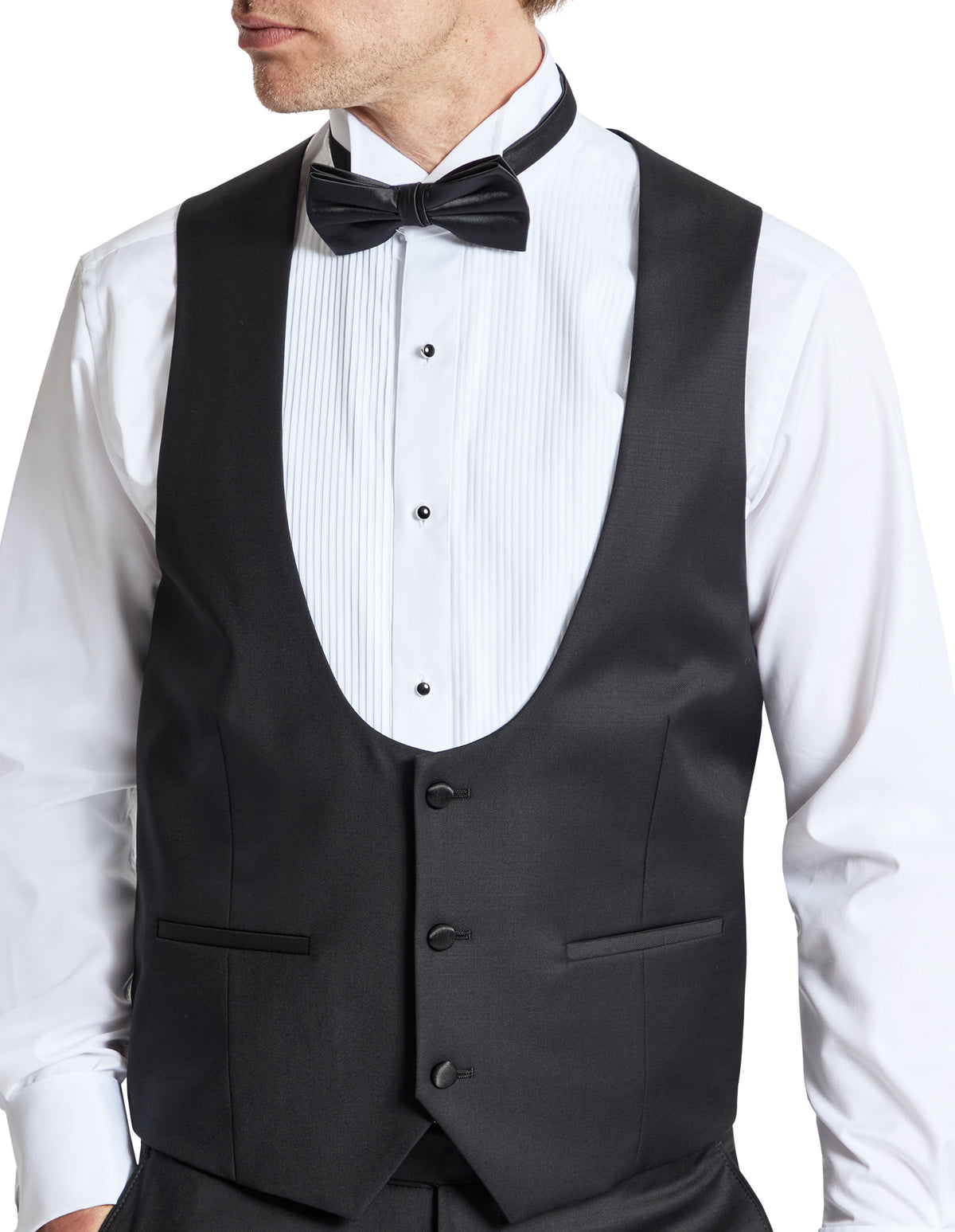 Wing Stud 5WT White Dinner Shirt