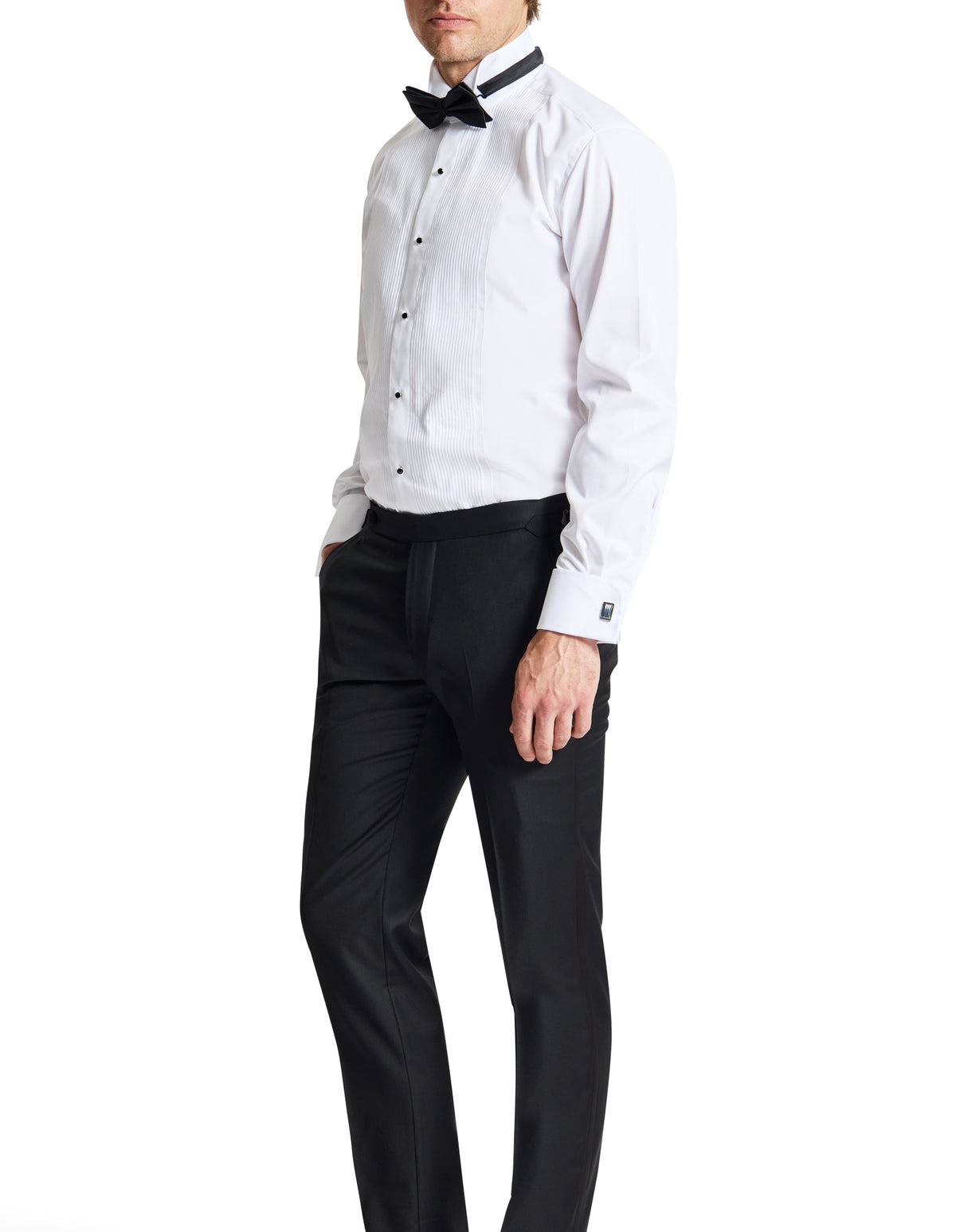 Wing Stud 5WT White Dinner Shirt