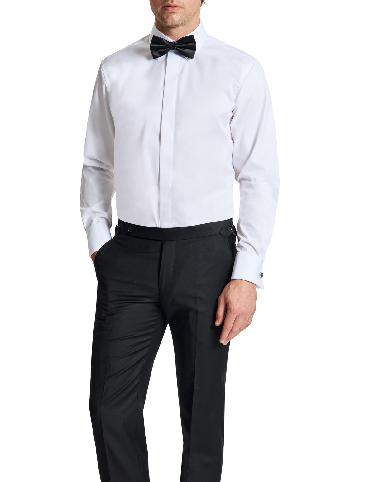 French Fly 5WT White Dinner Shirt