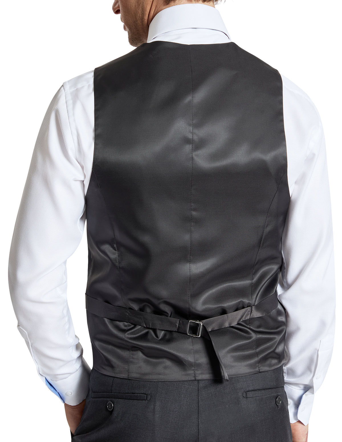 Ryan 106 Charcoal Wool Waistcoat