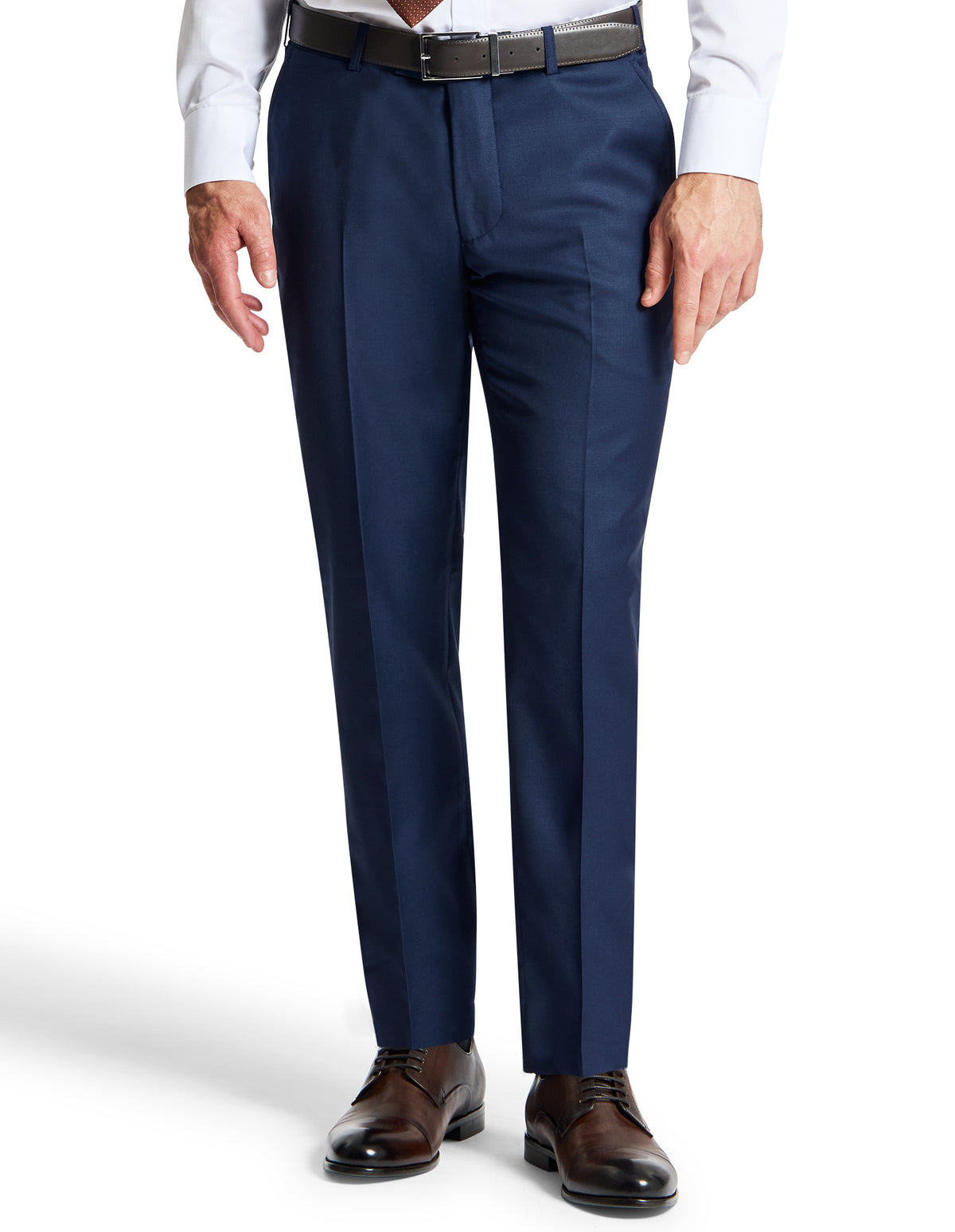 Edward 106 Deep Blue Wool Trouser