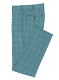 Lisbon Edward Green Checked Suit