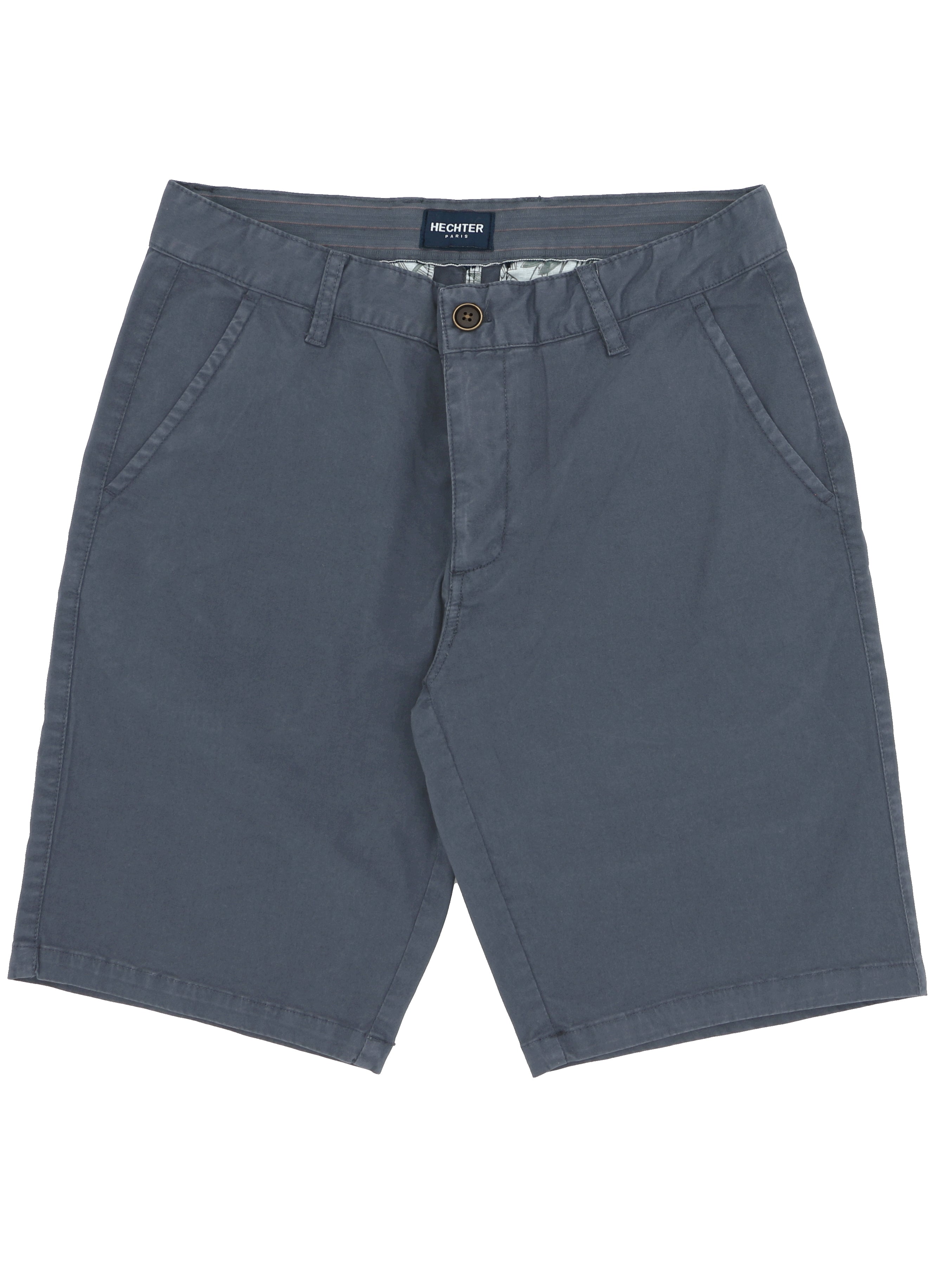 Lucas Blue Cotton Blend Shorts