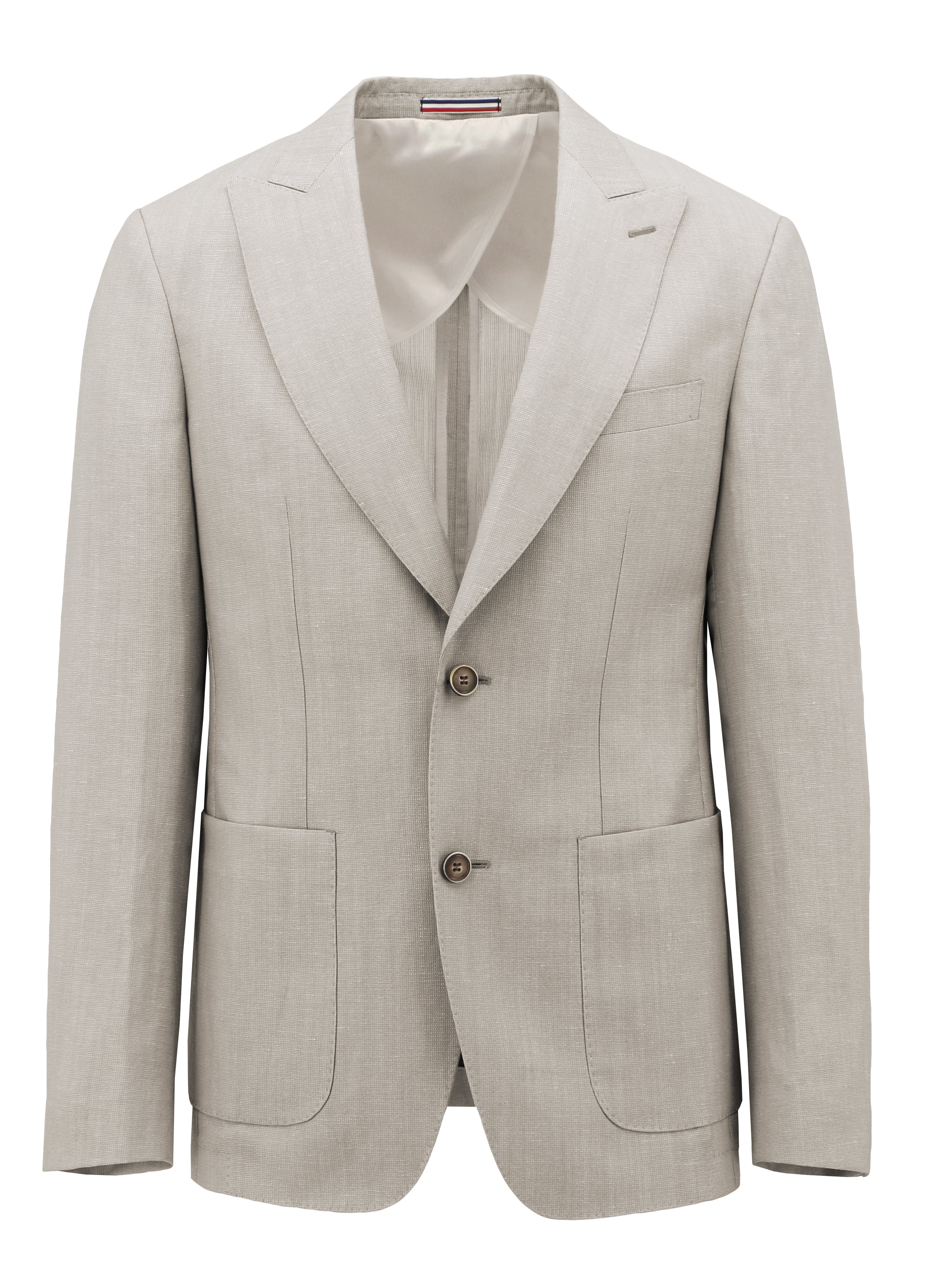 Cannes Sand Wool Blend Sports Jacket