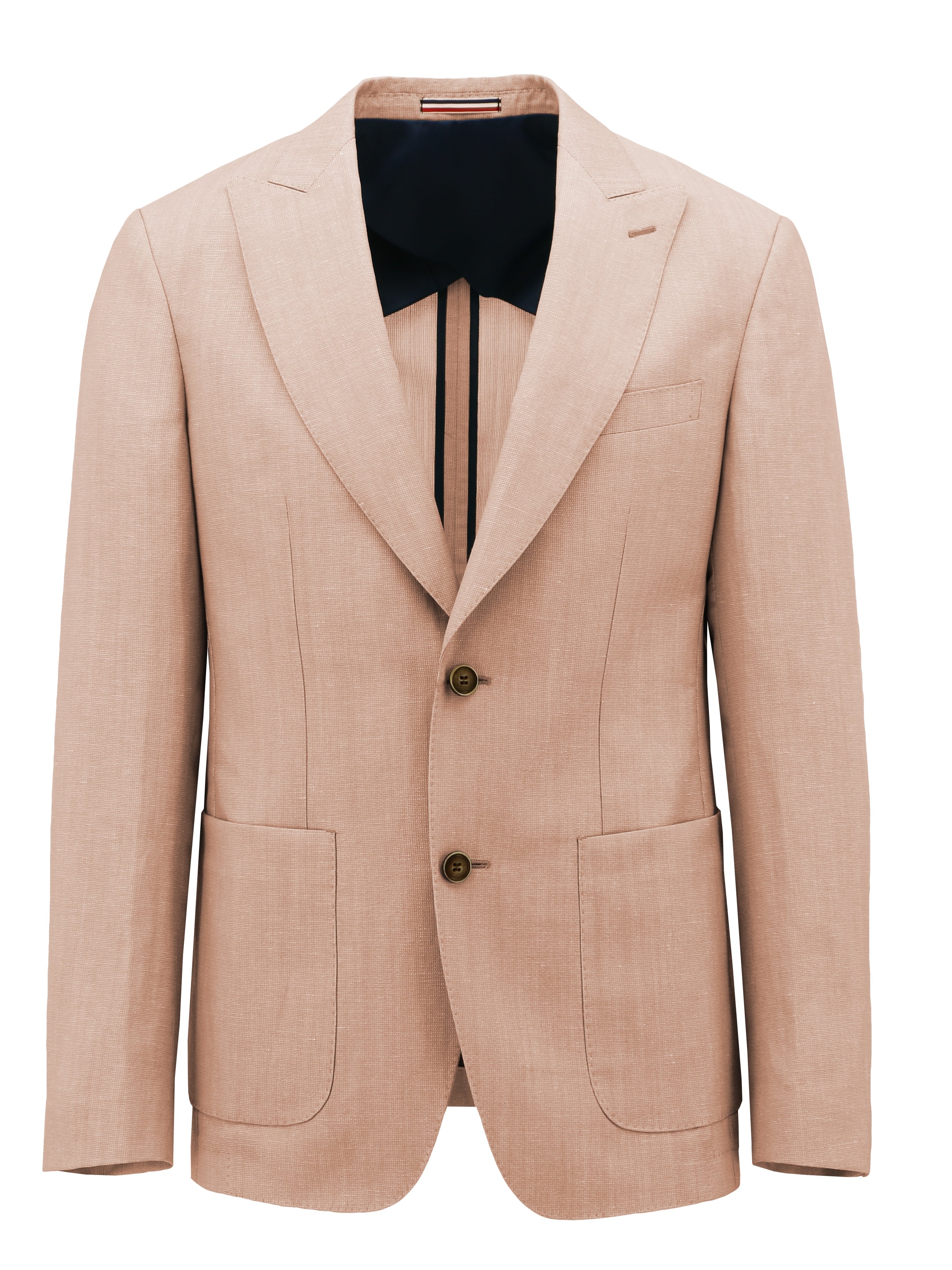 Cannes Orange Wool Blend Sports Jacket