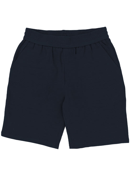 Navy Knit Shorts