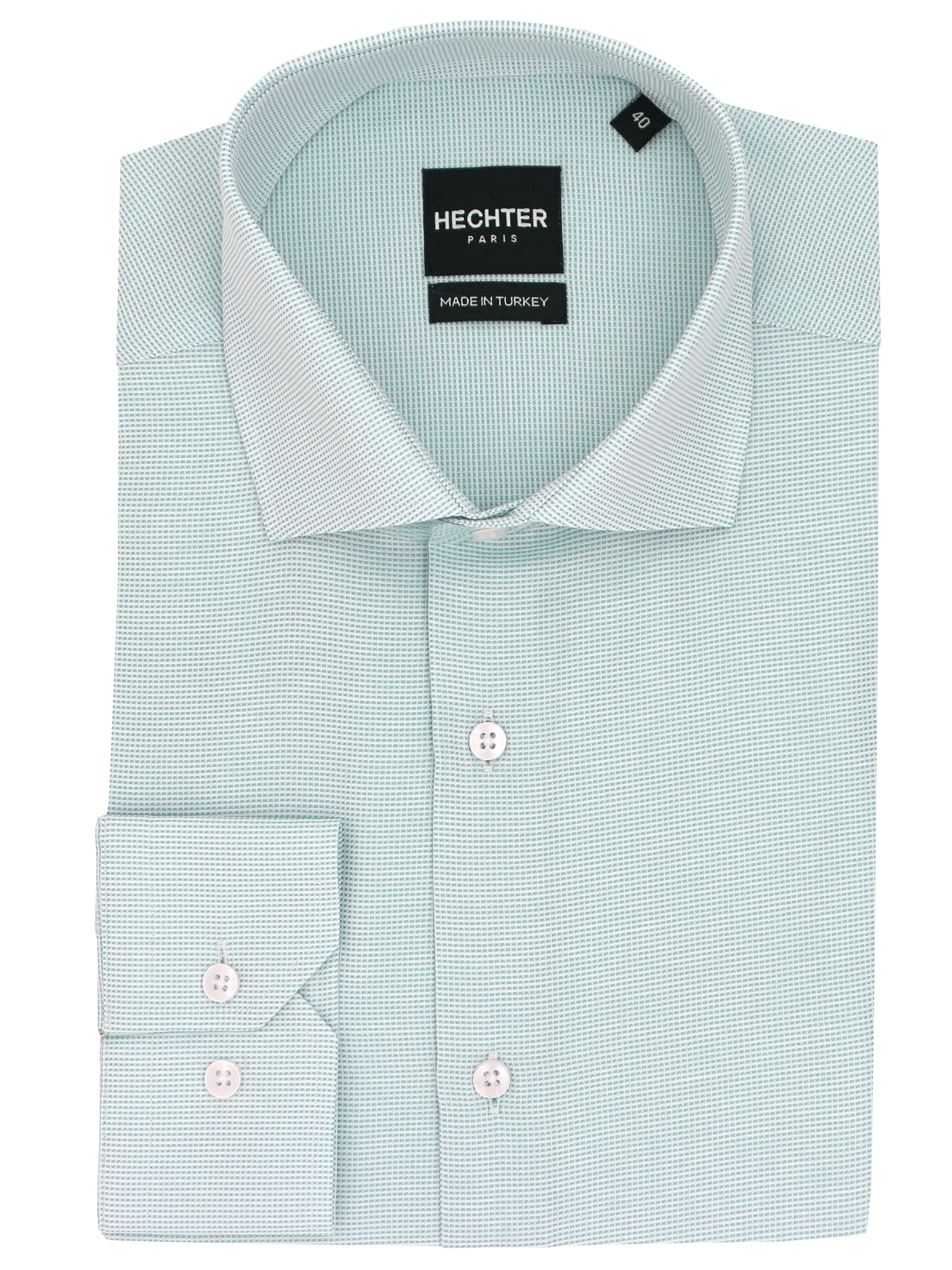 Jacque Business Green Cotton Shirt