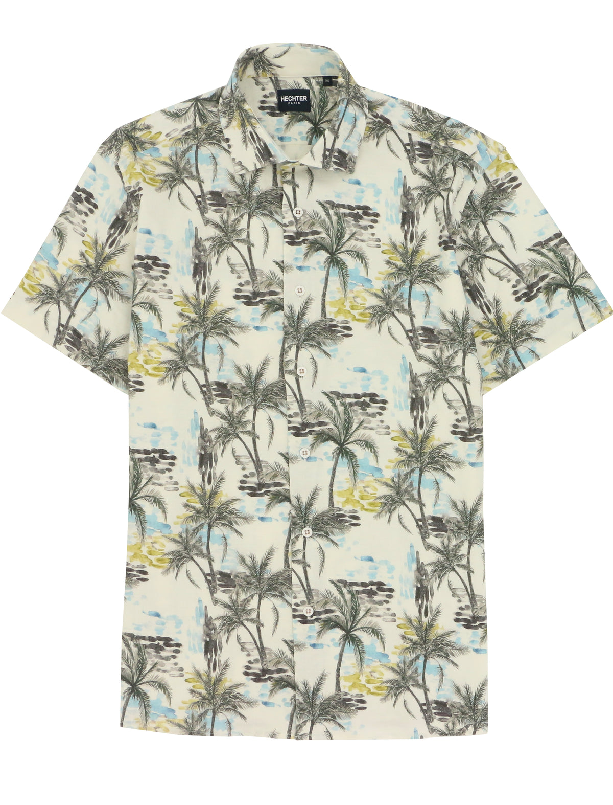 Bula Tropical Cotton Linen Stretch Short Sleeve Shirt