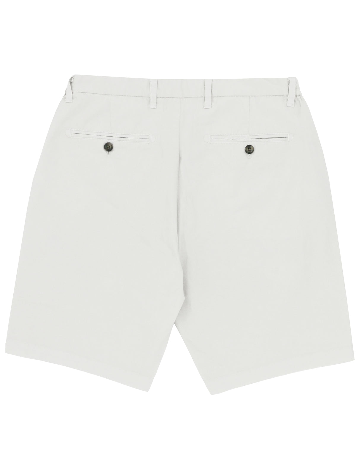Bravo White Cotton Stretch Chino Shorts