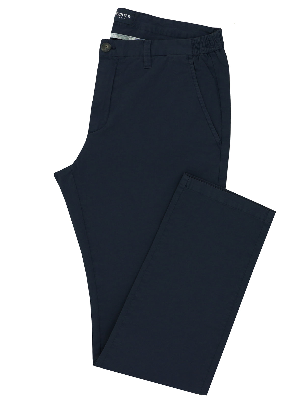 Jude Navy Cotton Stretch Chino