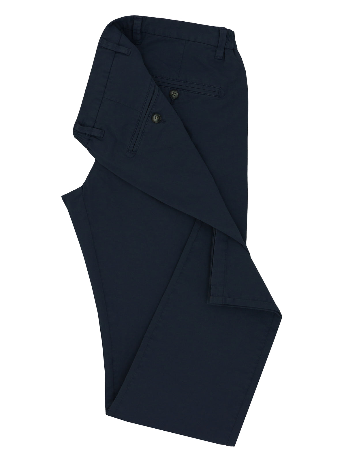 Jude Navy Cotton Stretch Chino