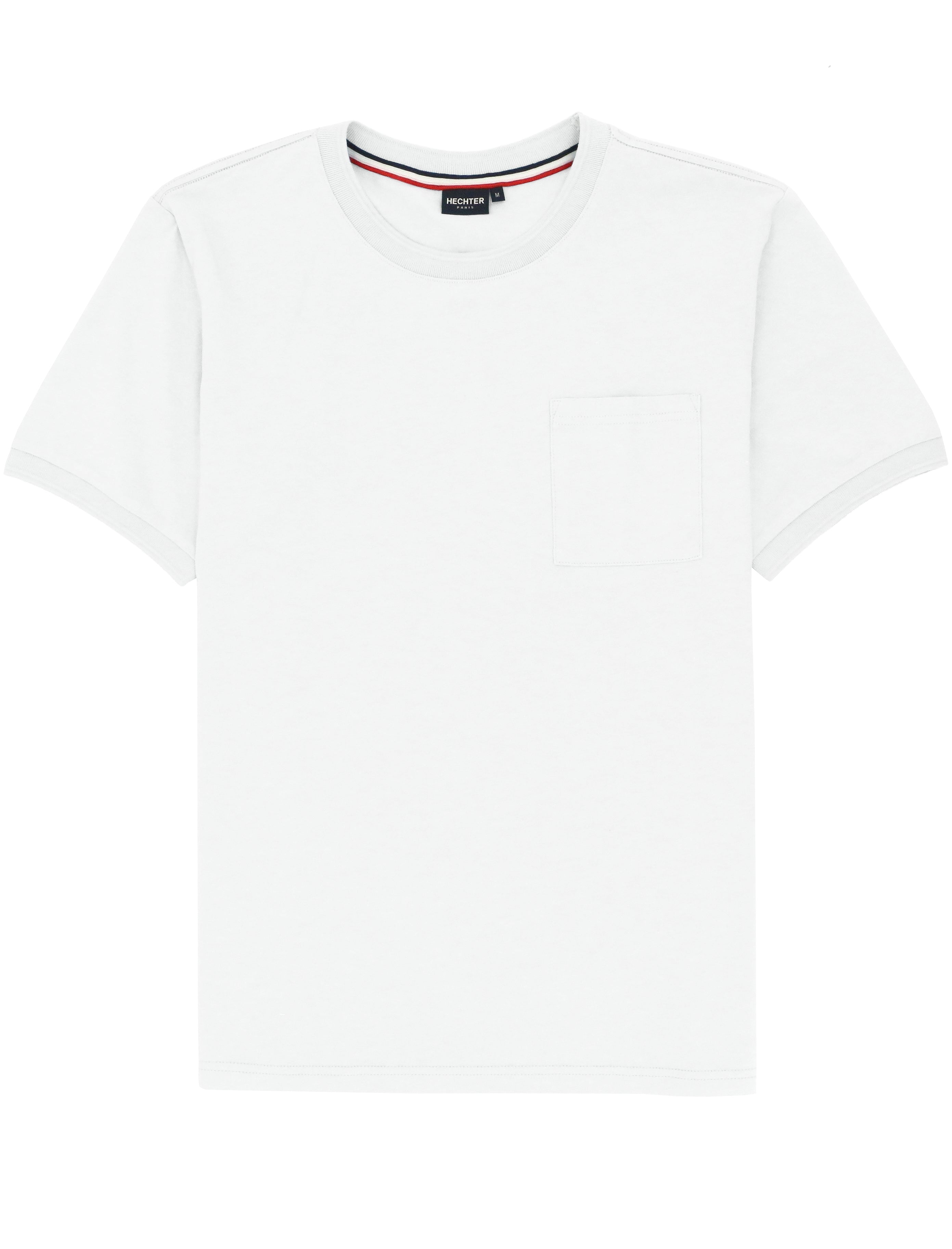 White Cotton Pocket Tee