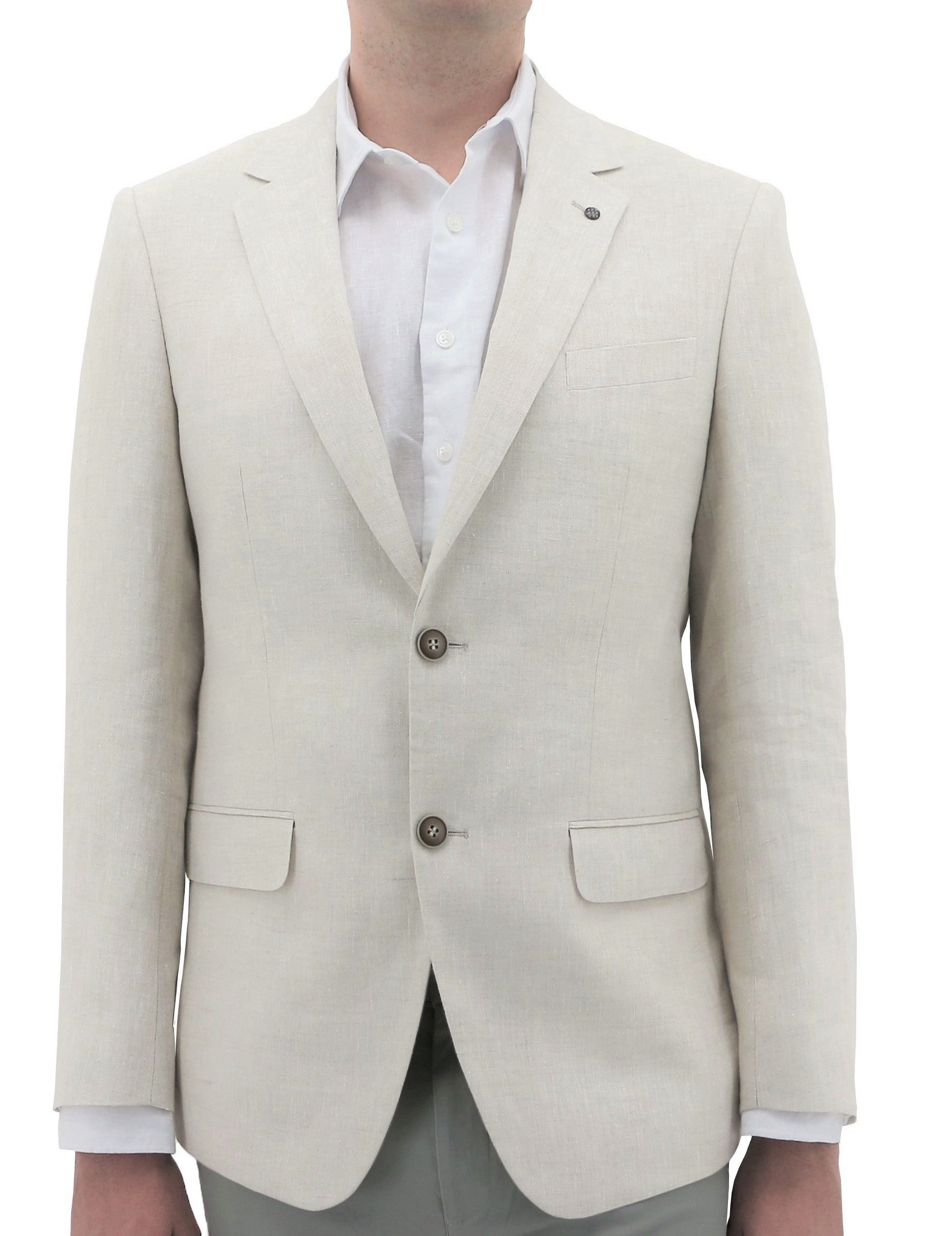 Shape 339 Stone Linen Suit Jacket
