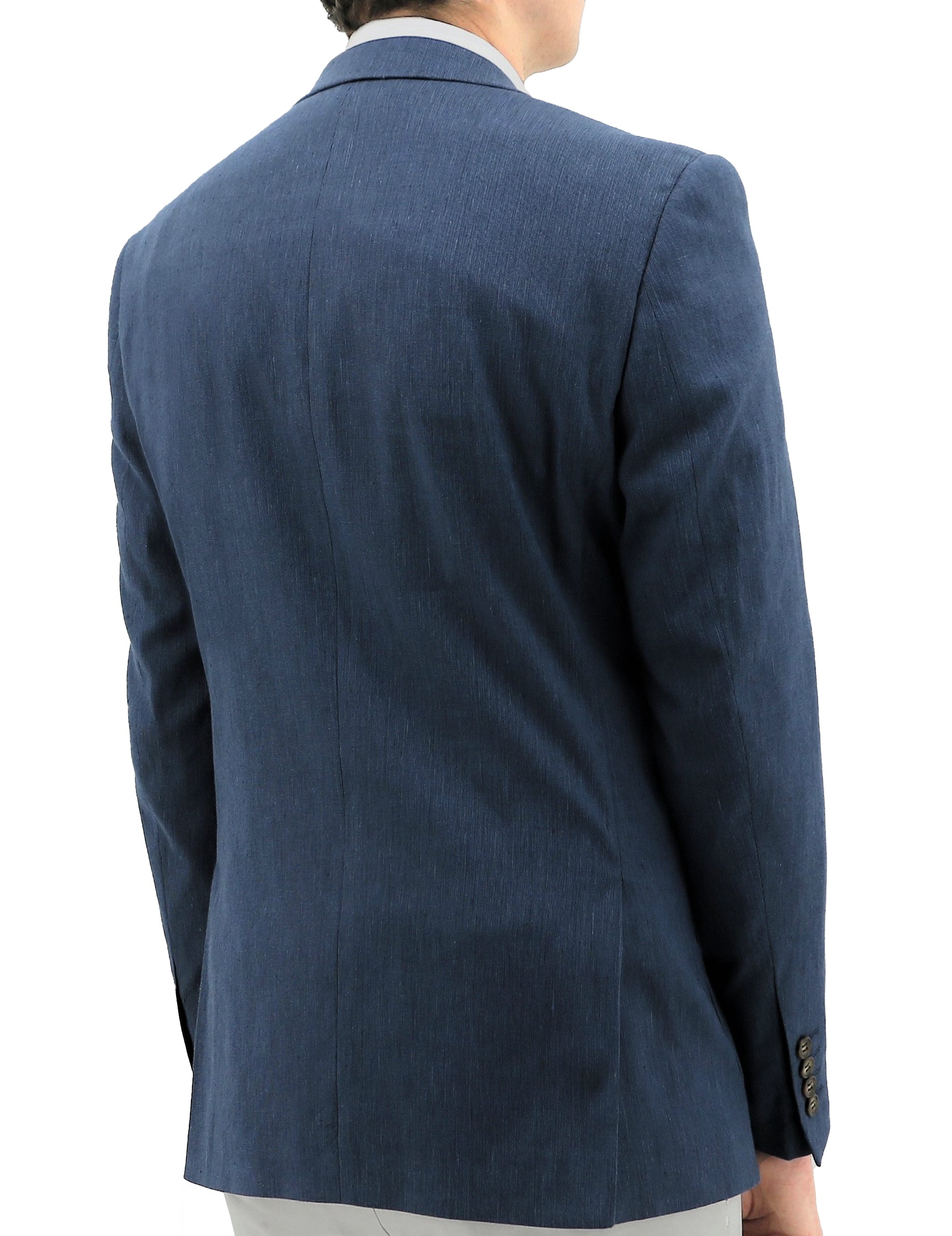 Shape Buggy 340 Navy Linen Stretch Suit Jacket