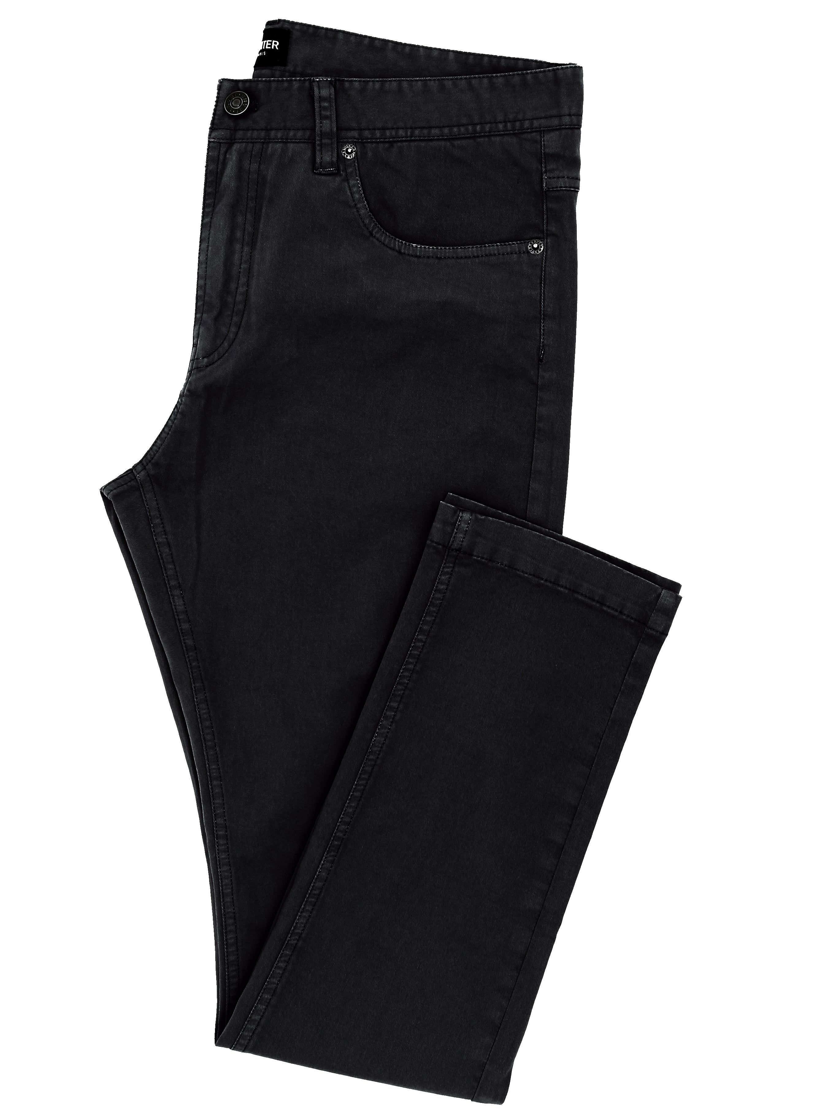 Orleans 591 Black Cotton Stretch Pocket Jeans