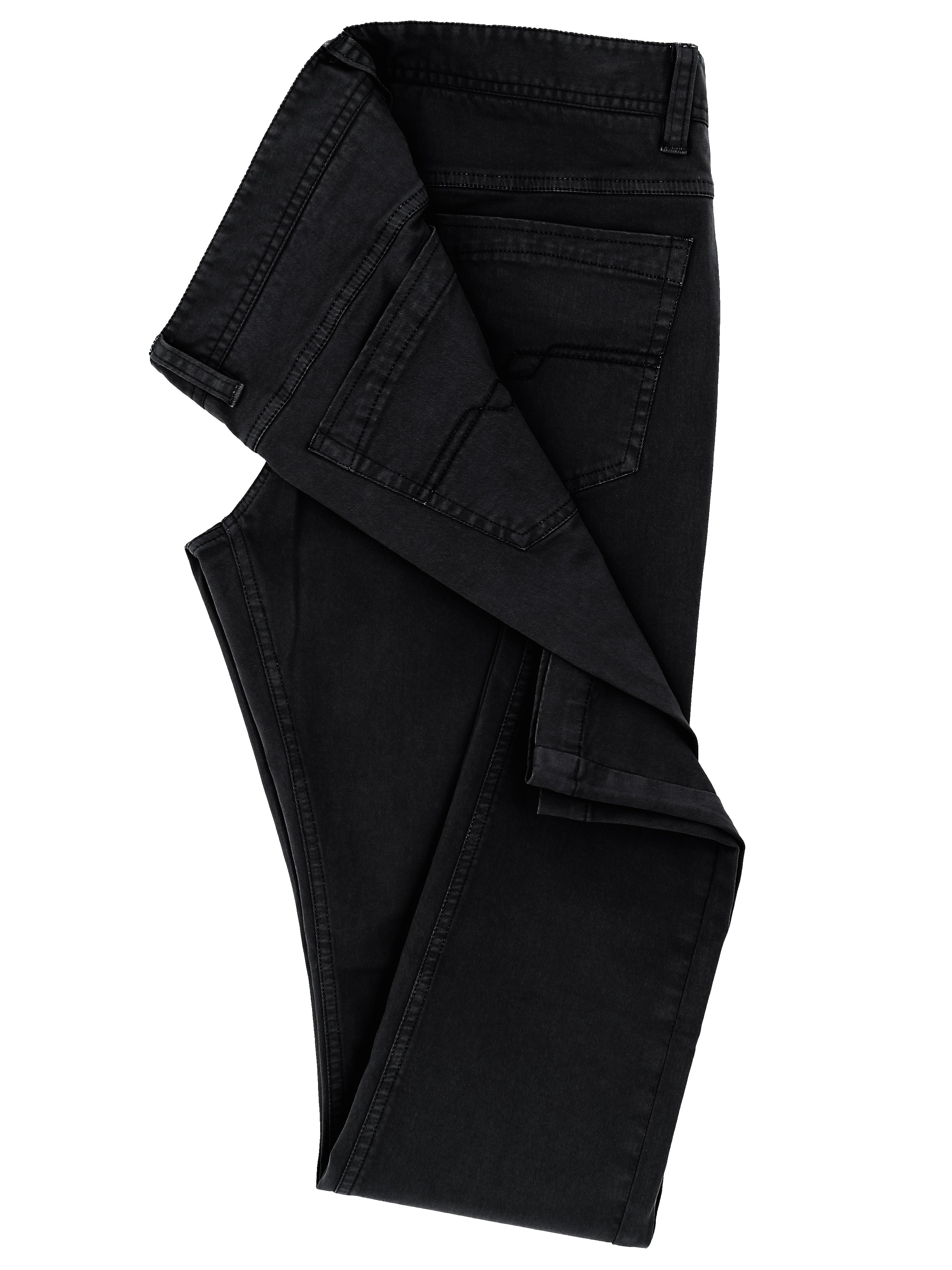 Orleans 591 Black Cotton Stretch Pocket Jeans