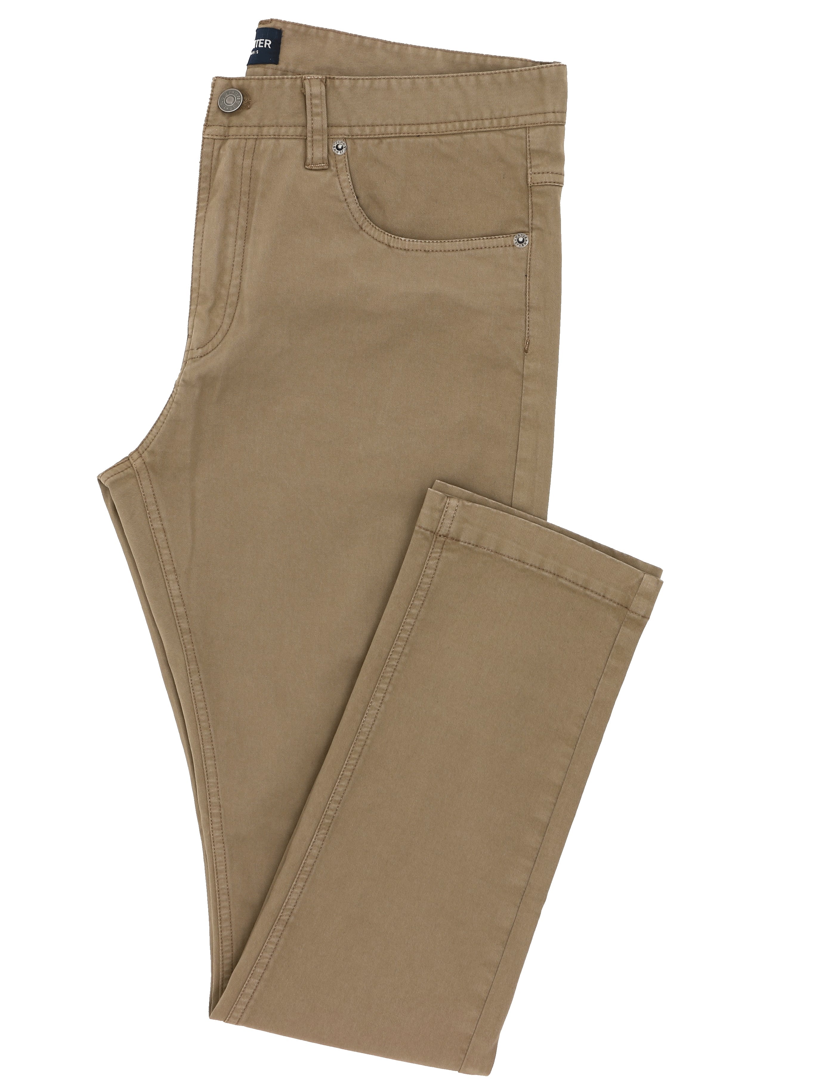 Orleans 591 Beige Cotton Stretch Pocket Jeans