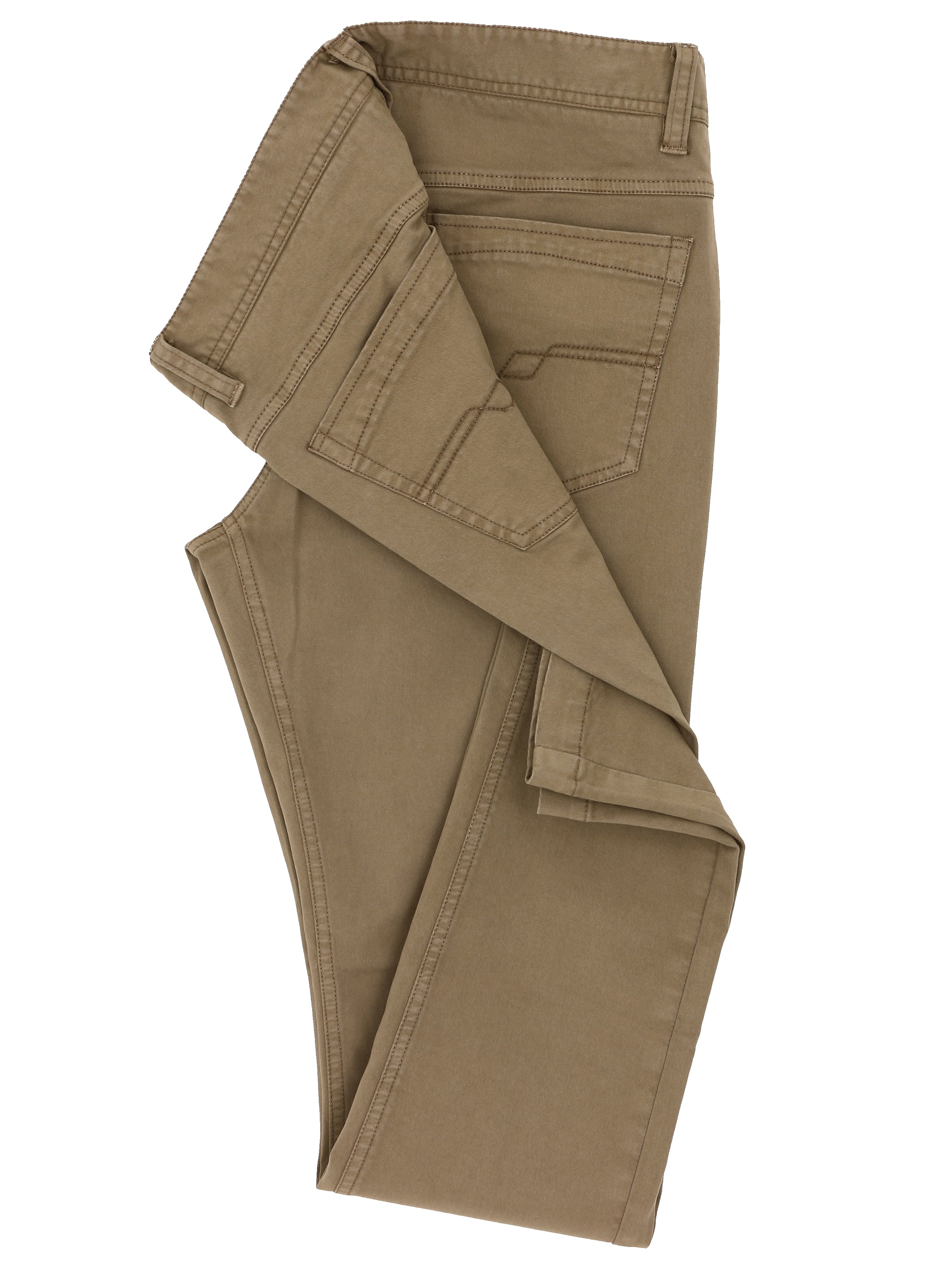 Orleans 591 Beige Cotton Stretch Pocket Jeans