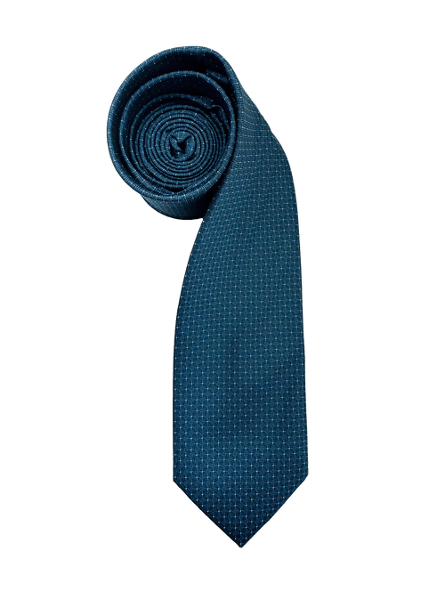 Teal Dotted Tie