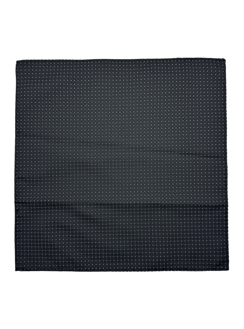 Black Dotted Pocket Square