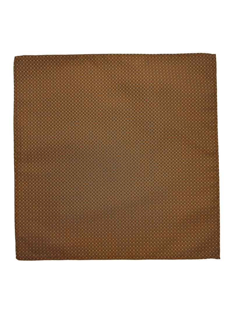 Orange Dotted Pocket Square