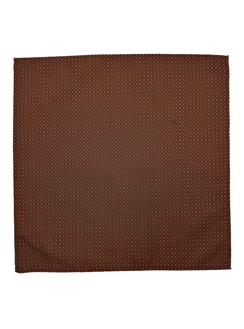 Amber Dotted Pocket Square