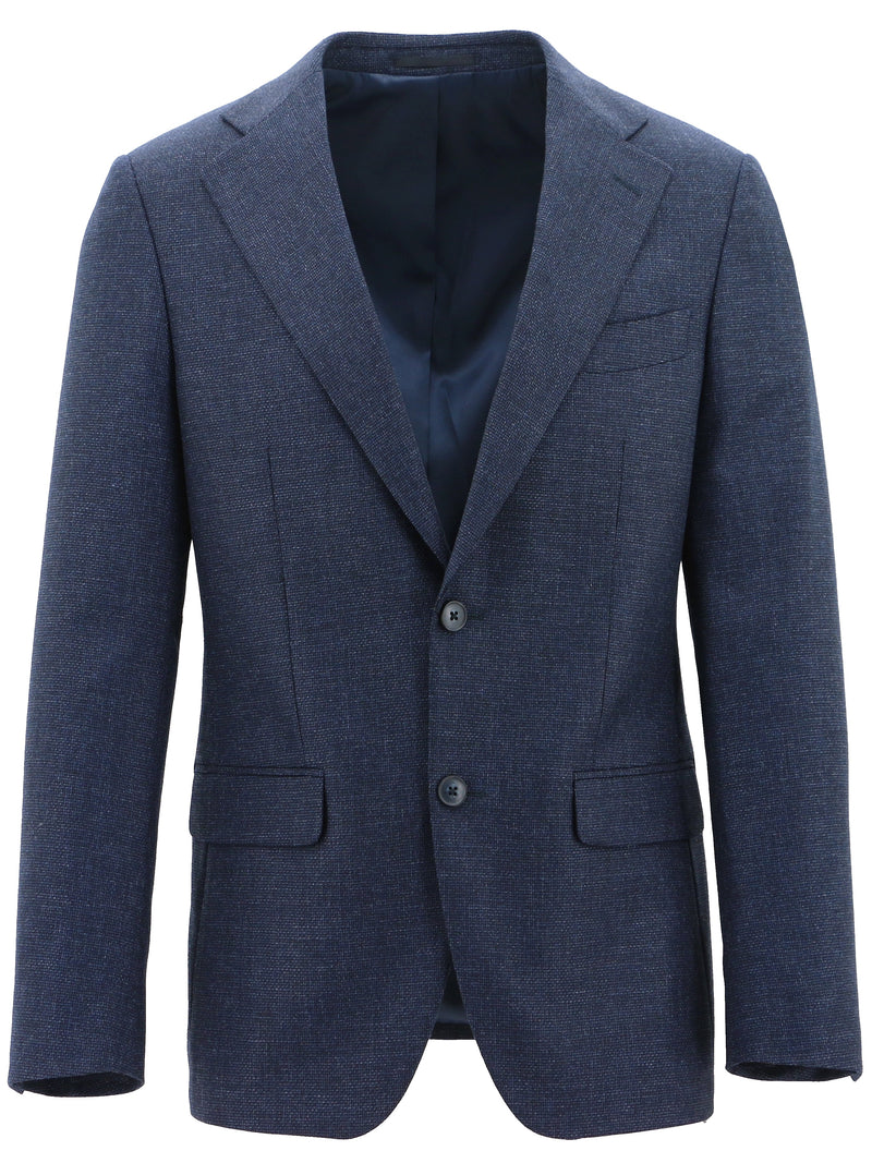 Siena Navy Woven Sports Jacket