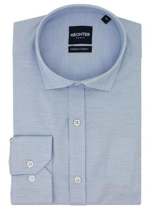 Jacque Business Blue Woven Shirt