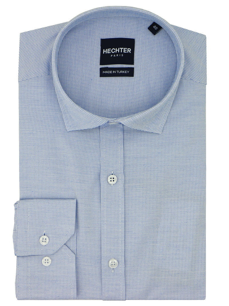 Jacque Business Blue Woven Shirt