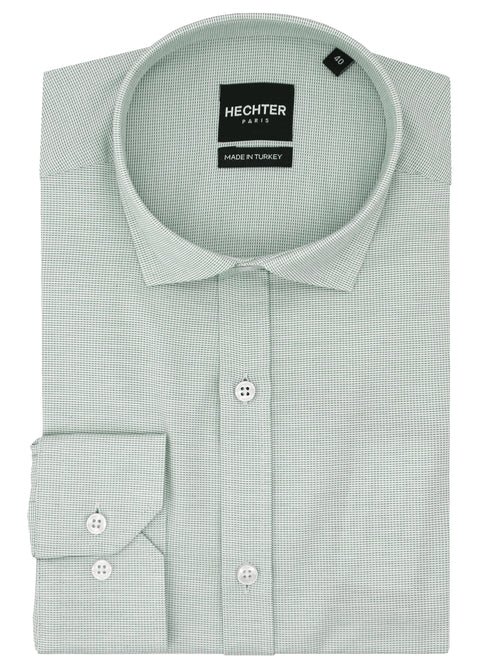 Jacque Business Green Woven Shirt